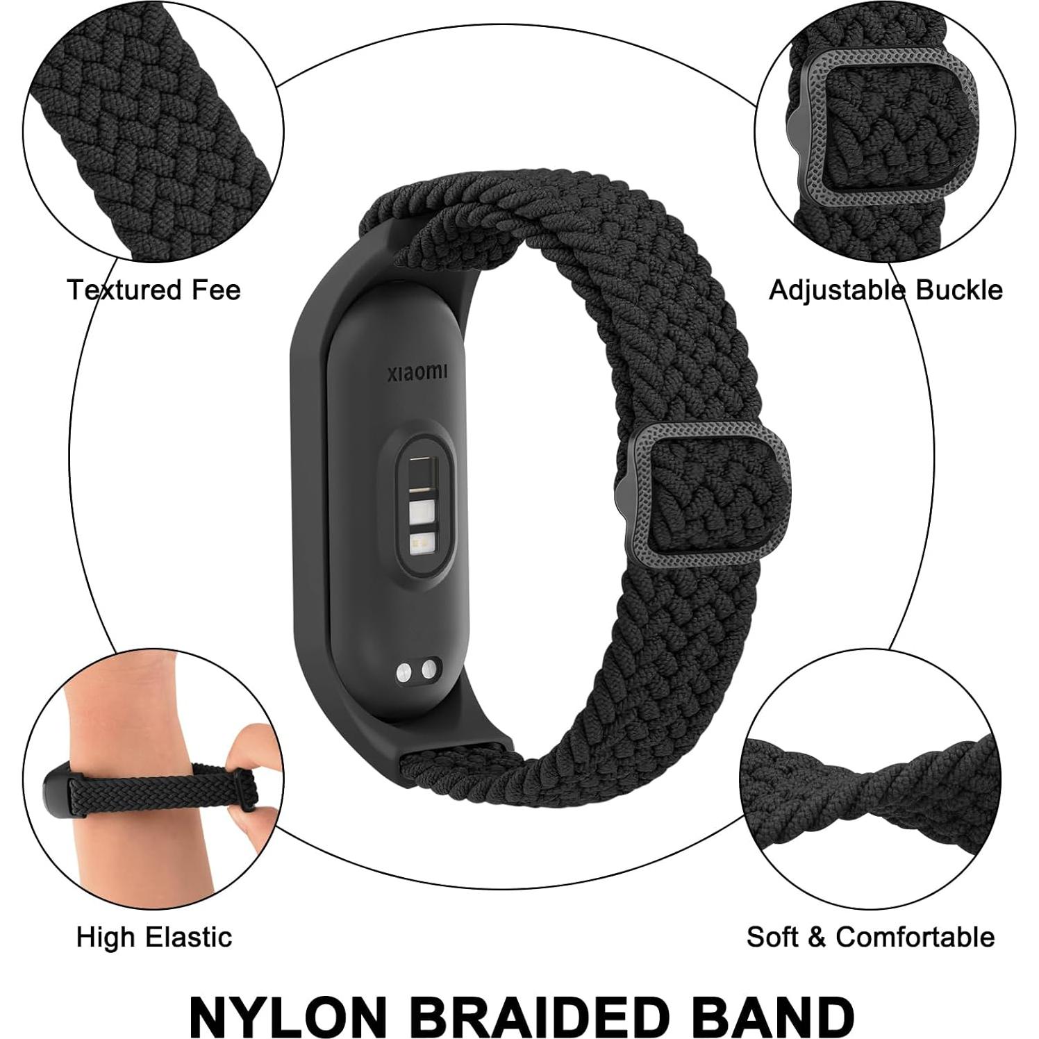 Correa Deportiva Wanme para Xiaomi Mi Band 5/6/7 y Amazfit