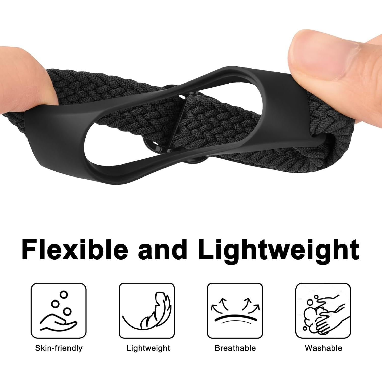 Correa Deportiva Wanme para Xiaomi Mi Band 5/6/7 y Amazfit