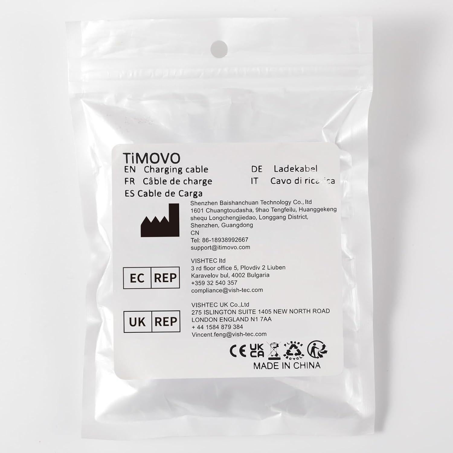 Cargador TiMOVO para Redmi Watch 5/4/3 Active, 100 cm