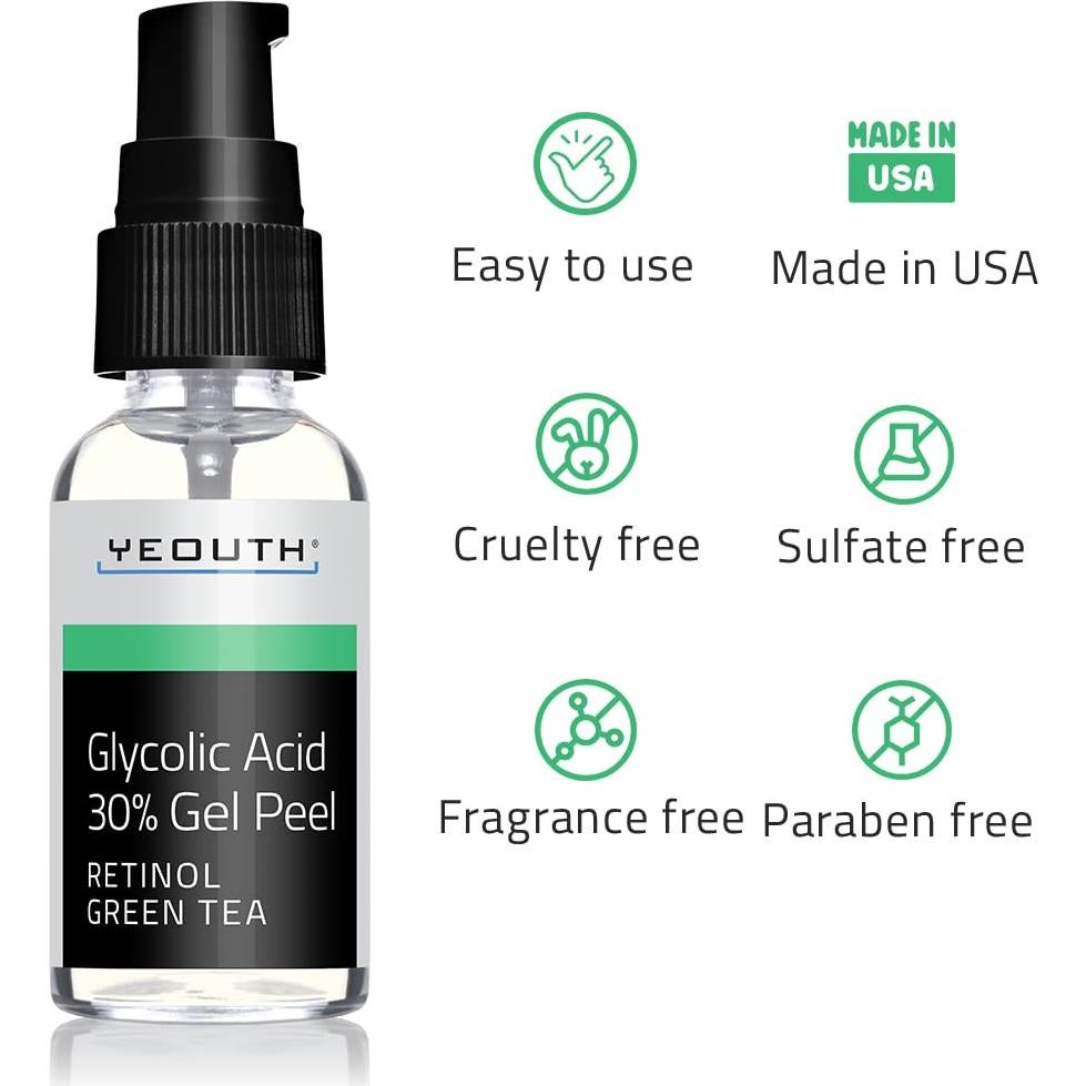 Peeling Facial AHA 30% YEOUTH con Retinol 28.35g - Exfoliante