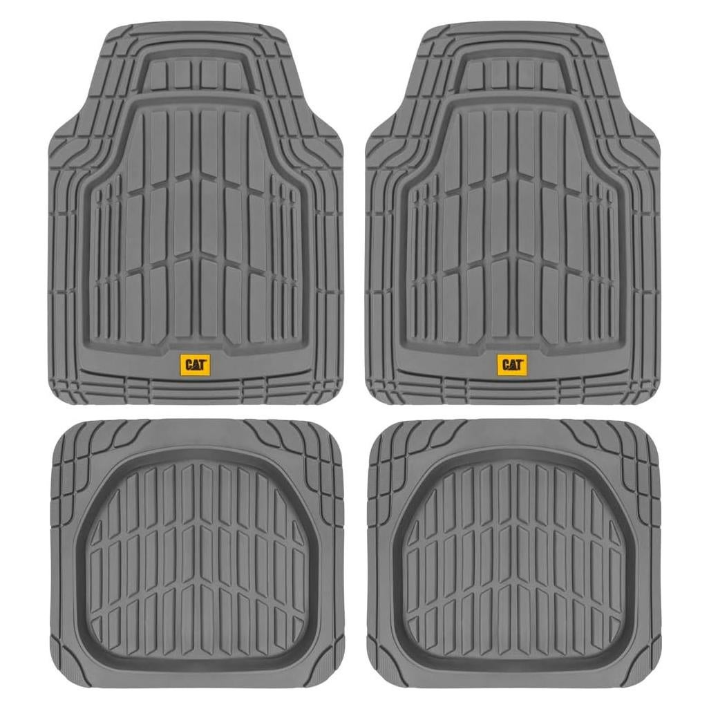 Alfombrillas de Goma CAT CAMT-1004-GR para Auto SUV Gris