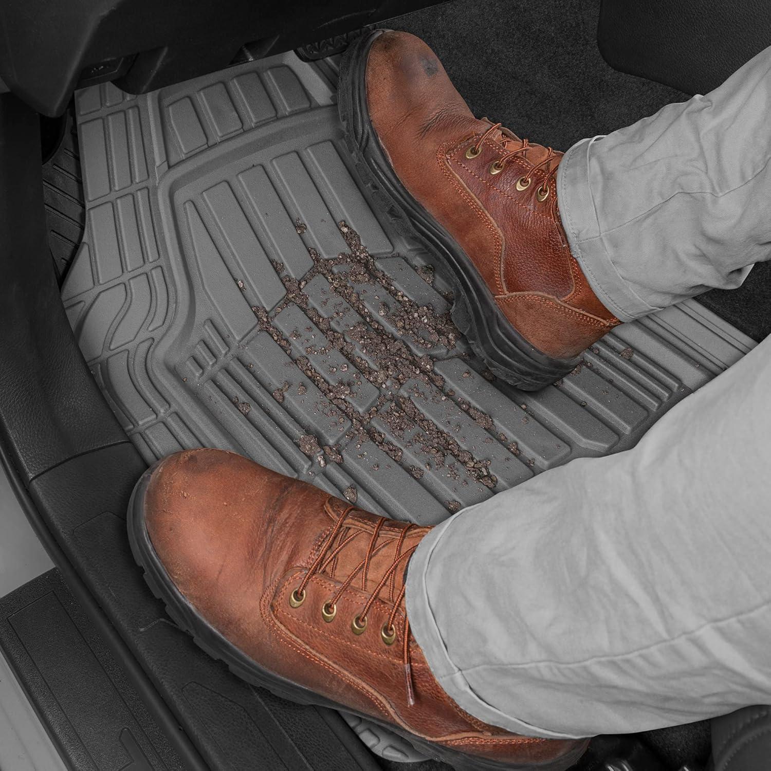 Alfombrillas de Goma CAT CAMT-1004-GR para Auto SUV Gris