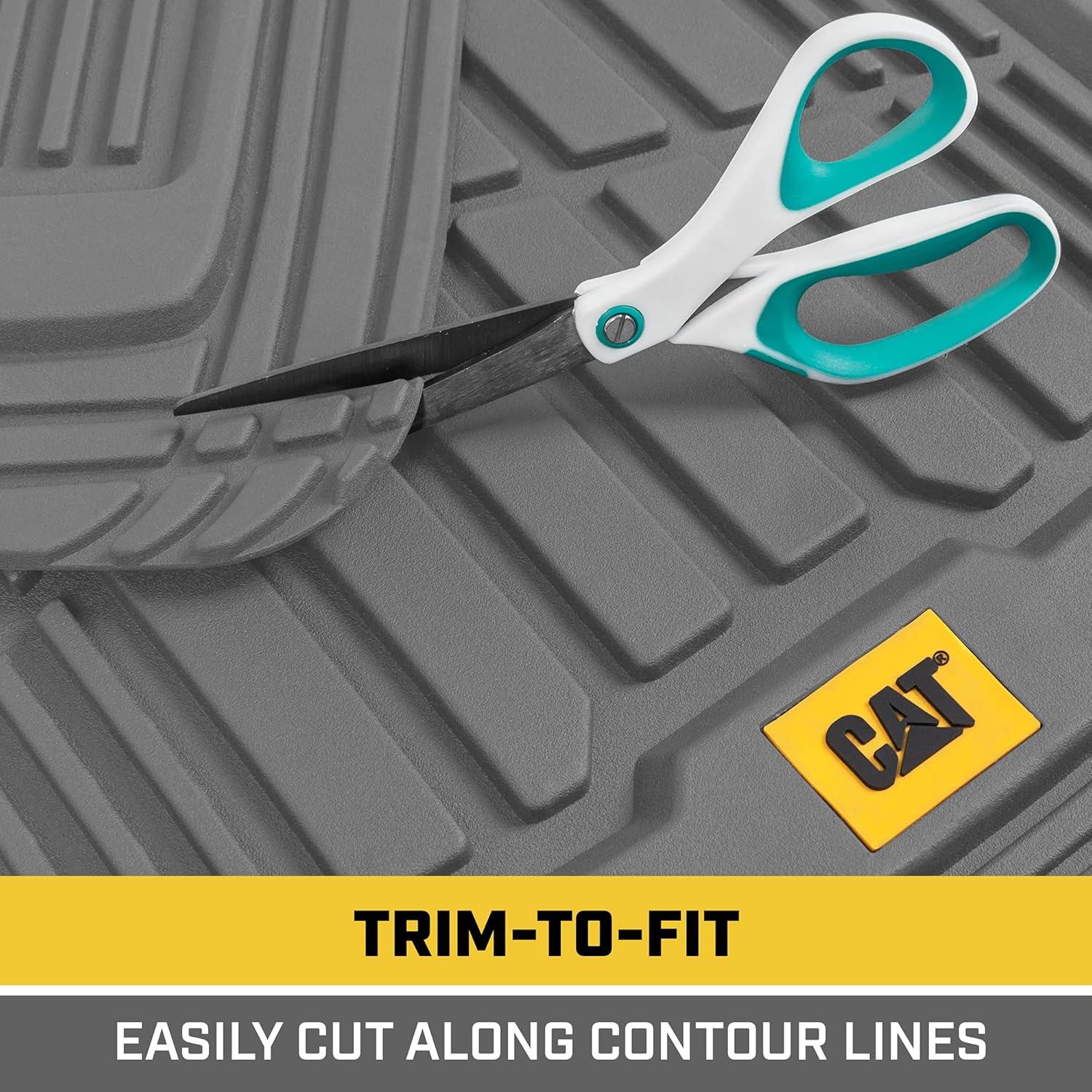 Alfombrillas de Goma CAT CAMT-1004-GR para Auto SUV Gris