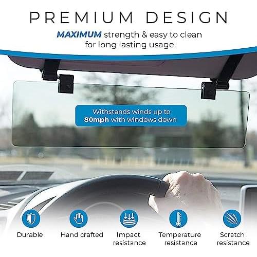 Extensor de Visera Solar Glare Guard - Antirreflejo Universal