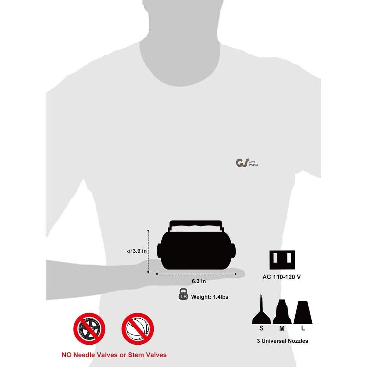 Bomba de Aire Eléctrica Artigarden JH-616B 320W 1.6PSI