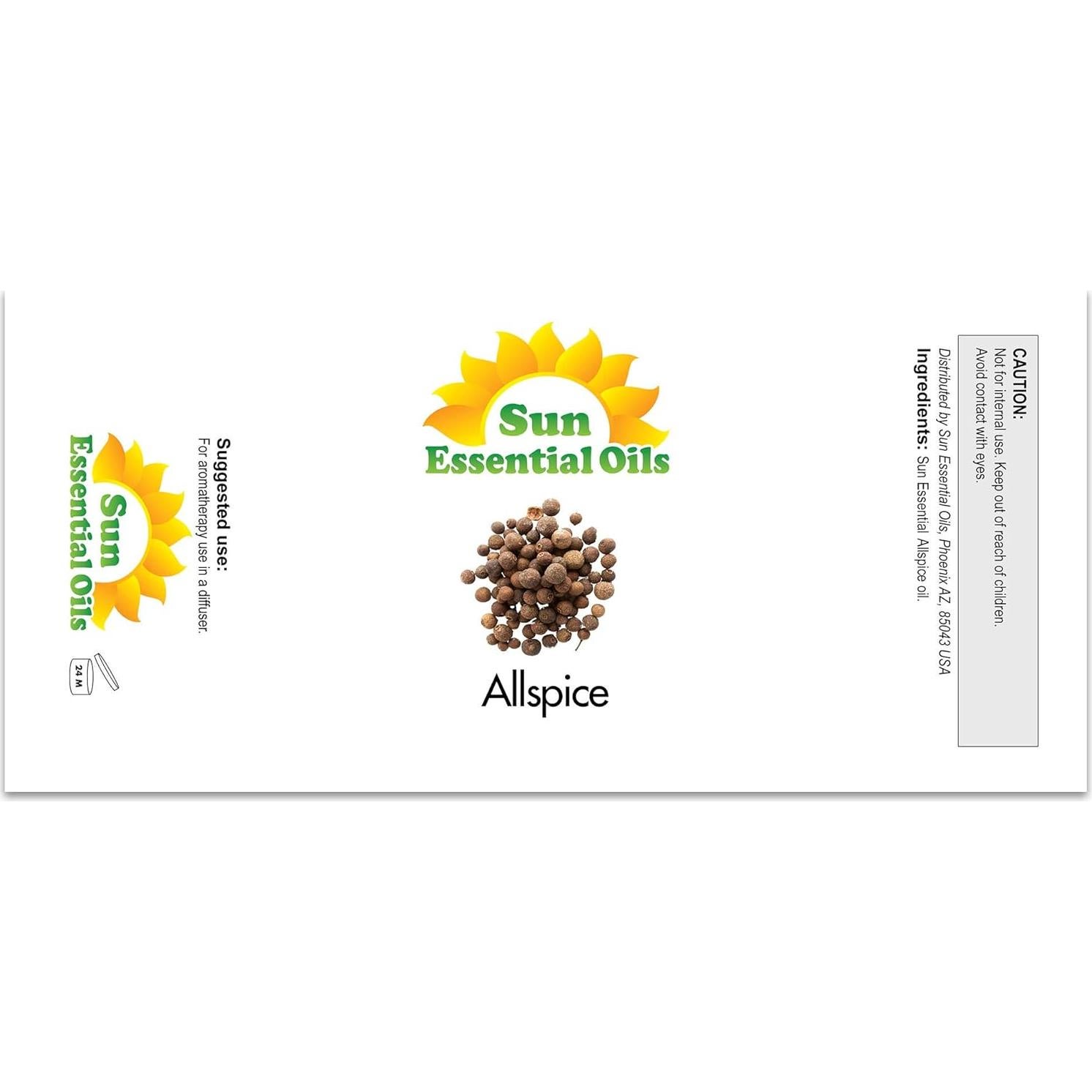 Aceite Esencial de Pimiento de Jamaica Sun 118ml - Aromaterapia