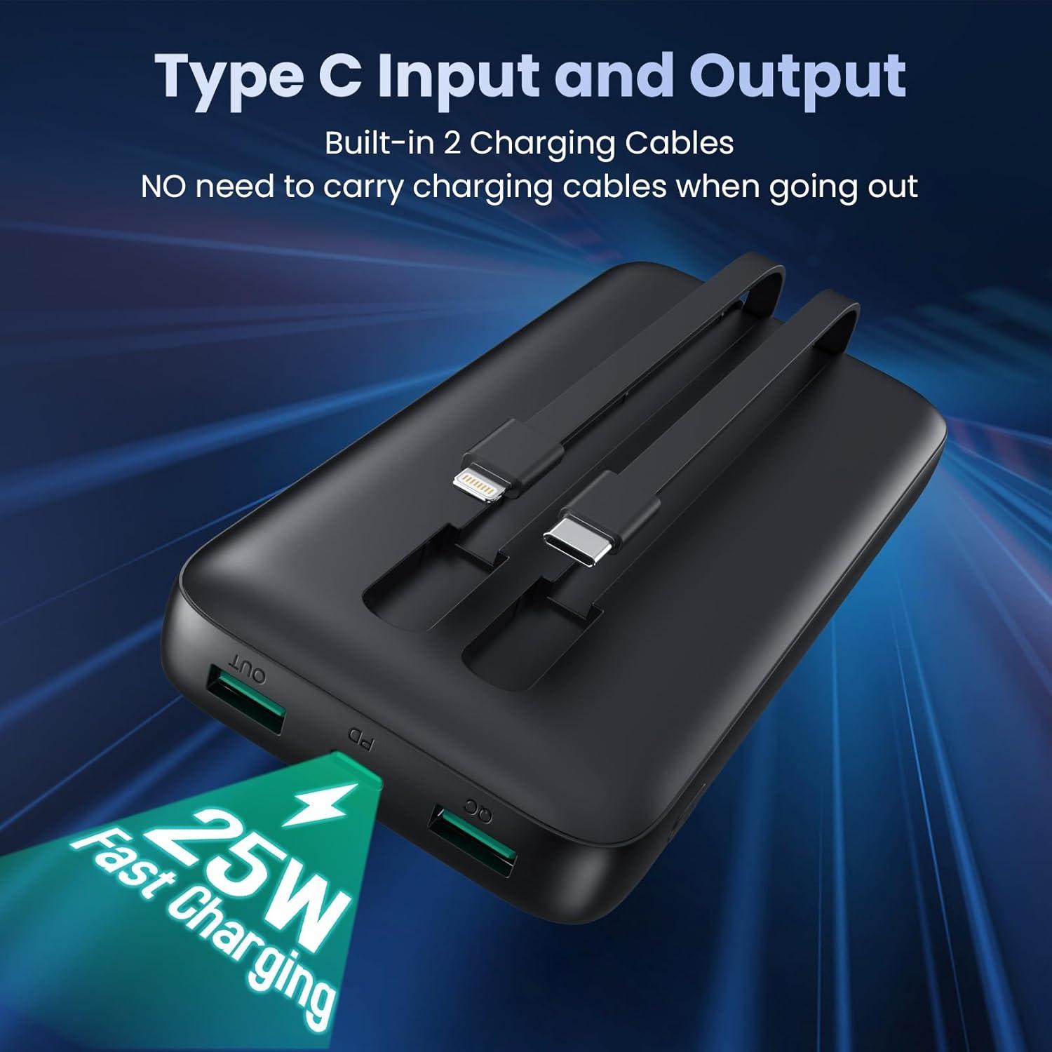Cargador Portátil LanLuk 40800mAh 25W Carga Rápida USB C