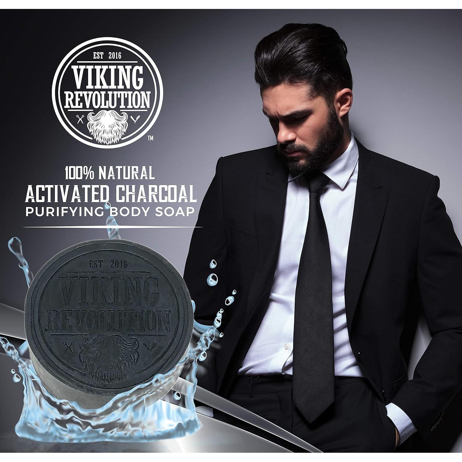 Jabón Limpiador Facial y Corporal Viking Revolution 200g