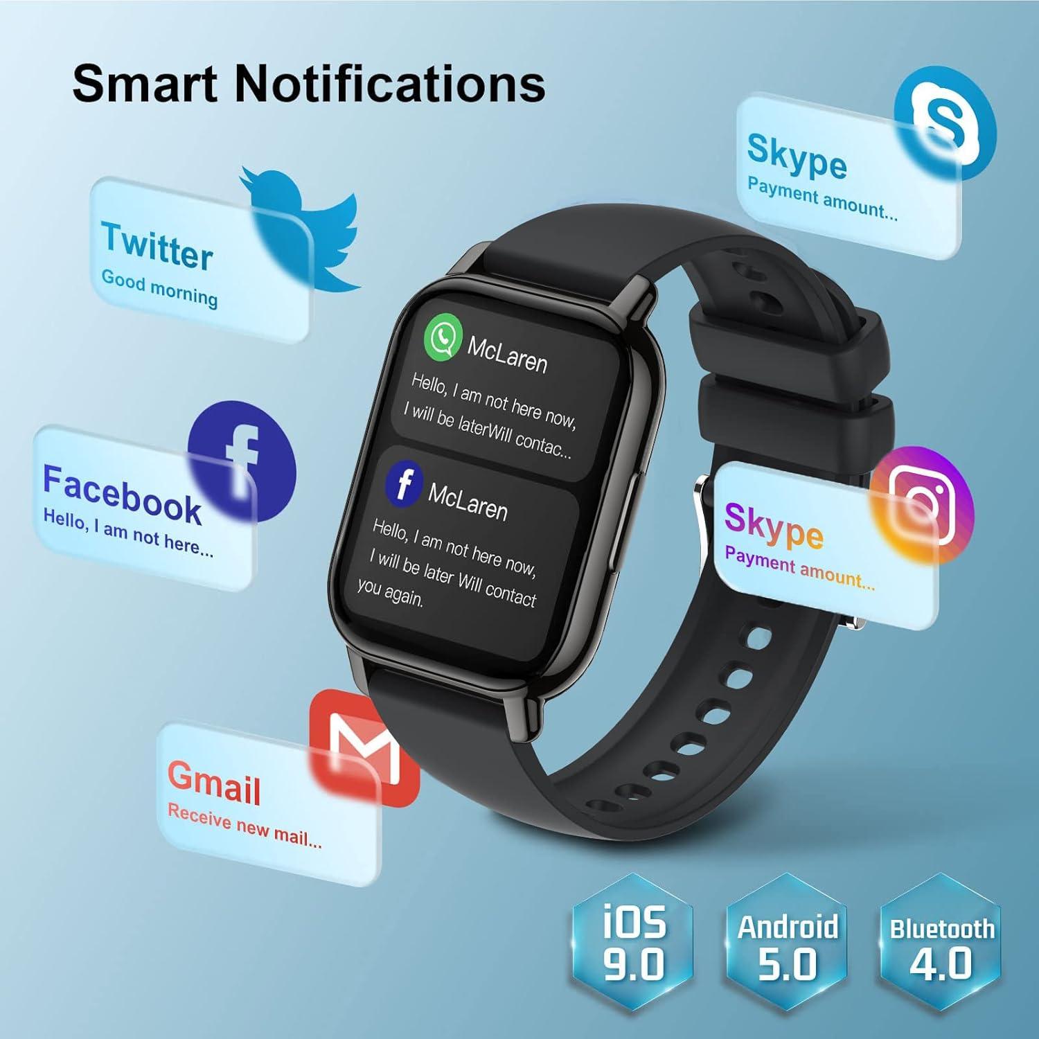 Reloj Inteligente Maisi P66 1.85'' HD Fitness Impermeable