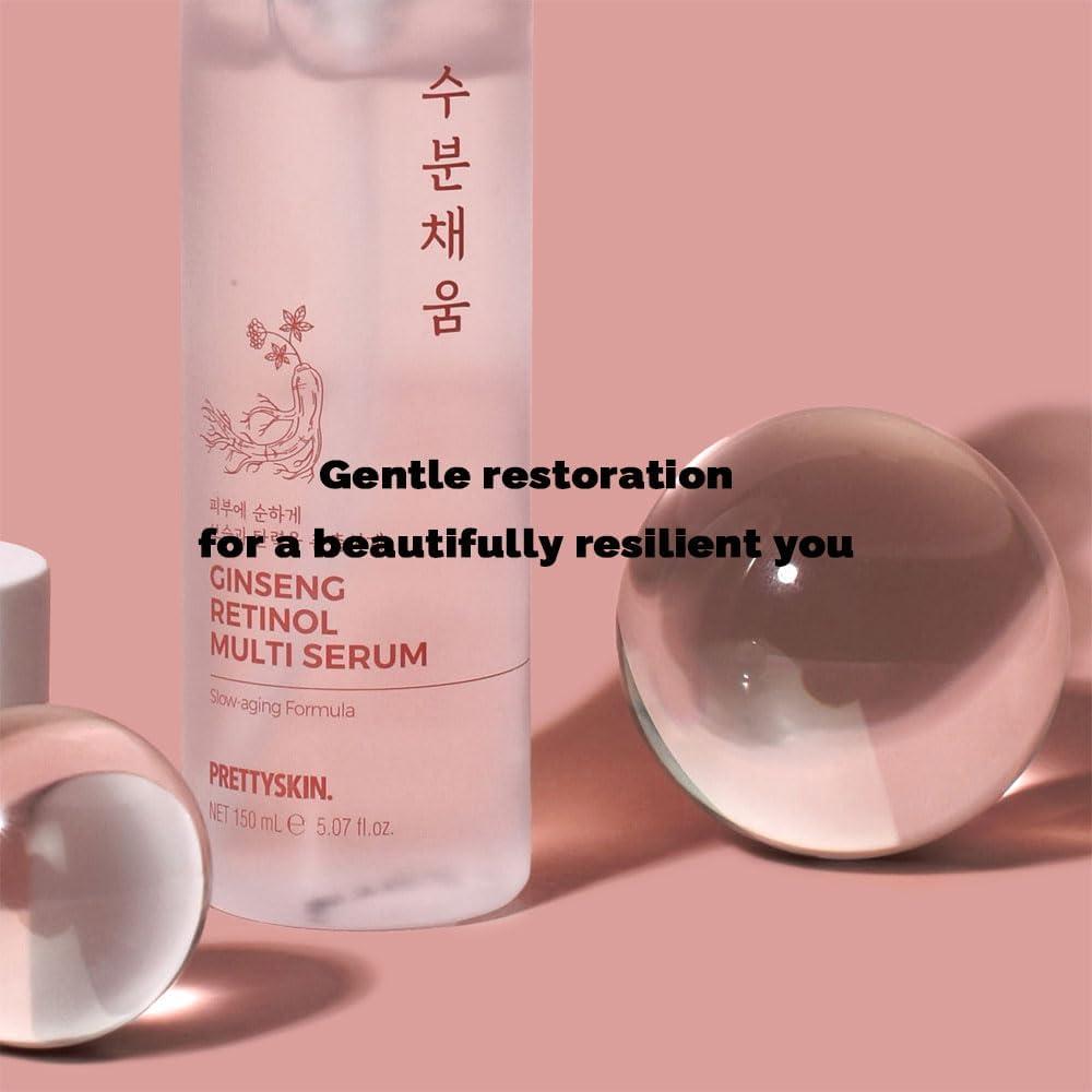 Suero Facial Nutritivo Prettyskin con Ginseng y Retinol 150 ml