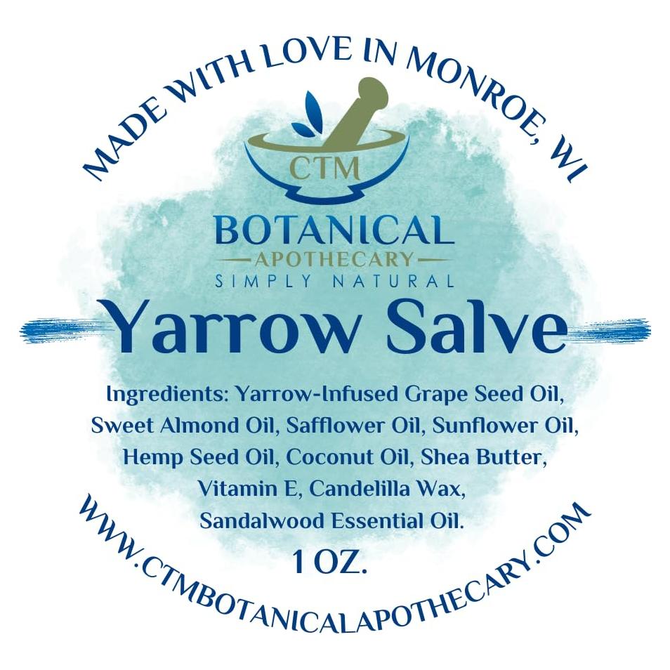 Ungüento de Yarrow 28.35 g - Hidratante Natural con Sándalo