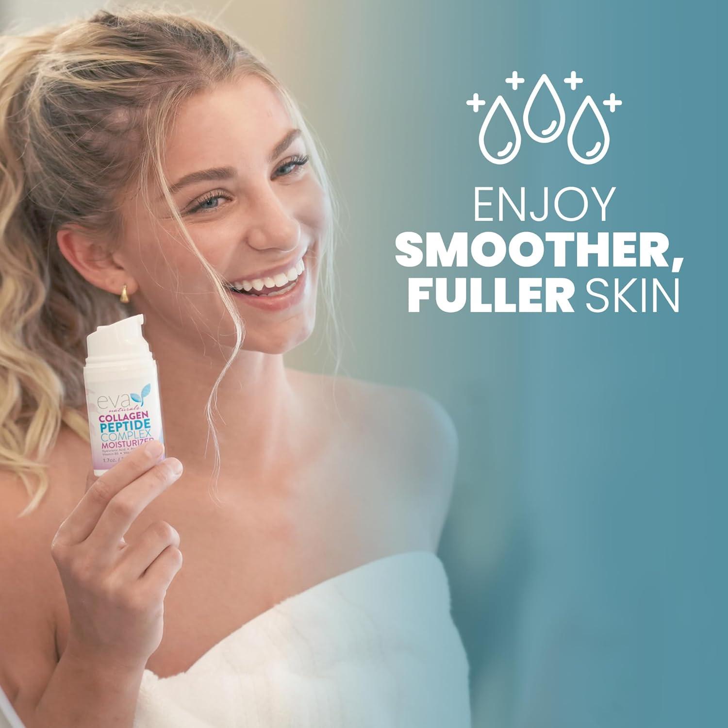 Hidratante Facial Antienvejecimiento Eva Naturals 50ml Colágeno