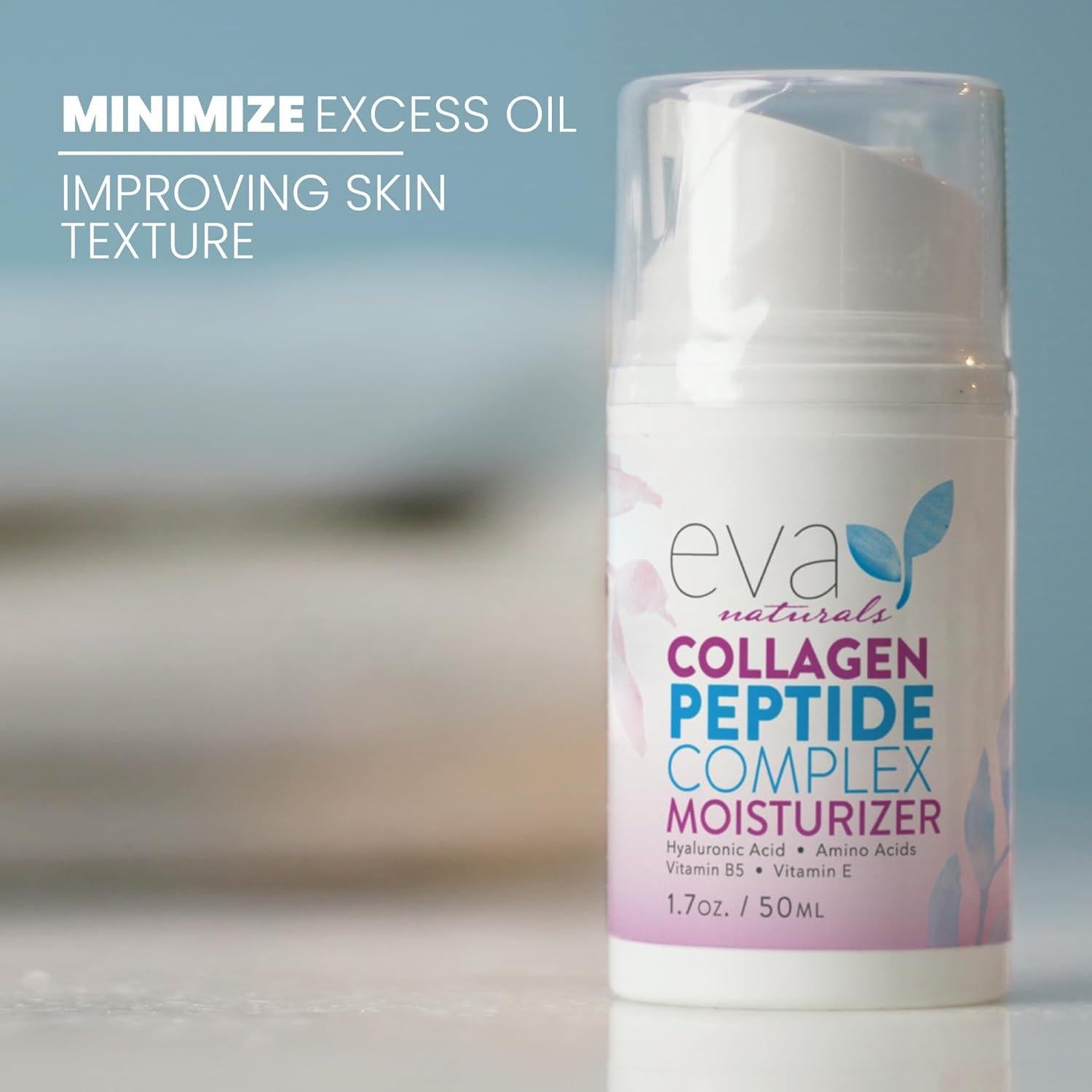 Hidratante Facial Antienvejecimiento Eva Naturals 50ml Colágeno