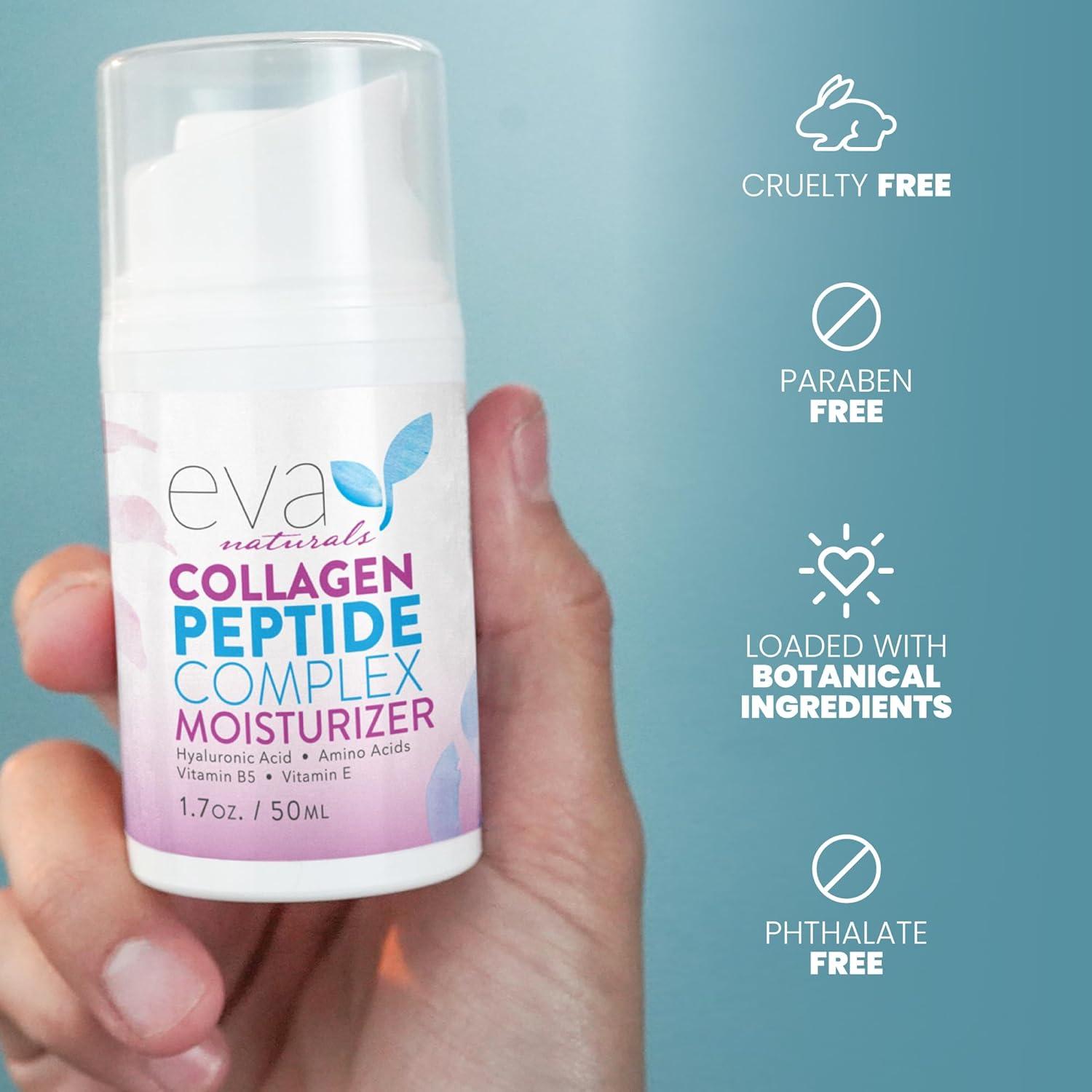 Hidratante Facial Antienvejecimiento Eva Naturals 50ml Colágeno