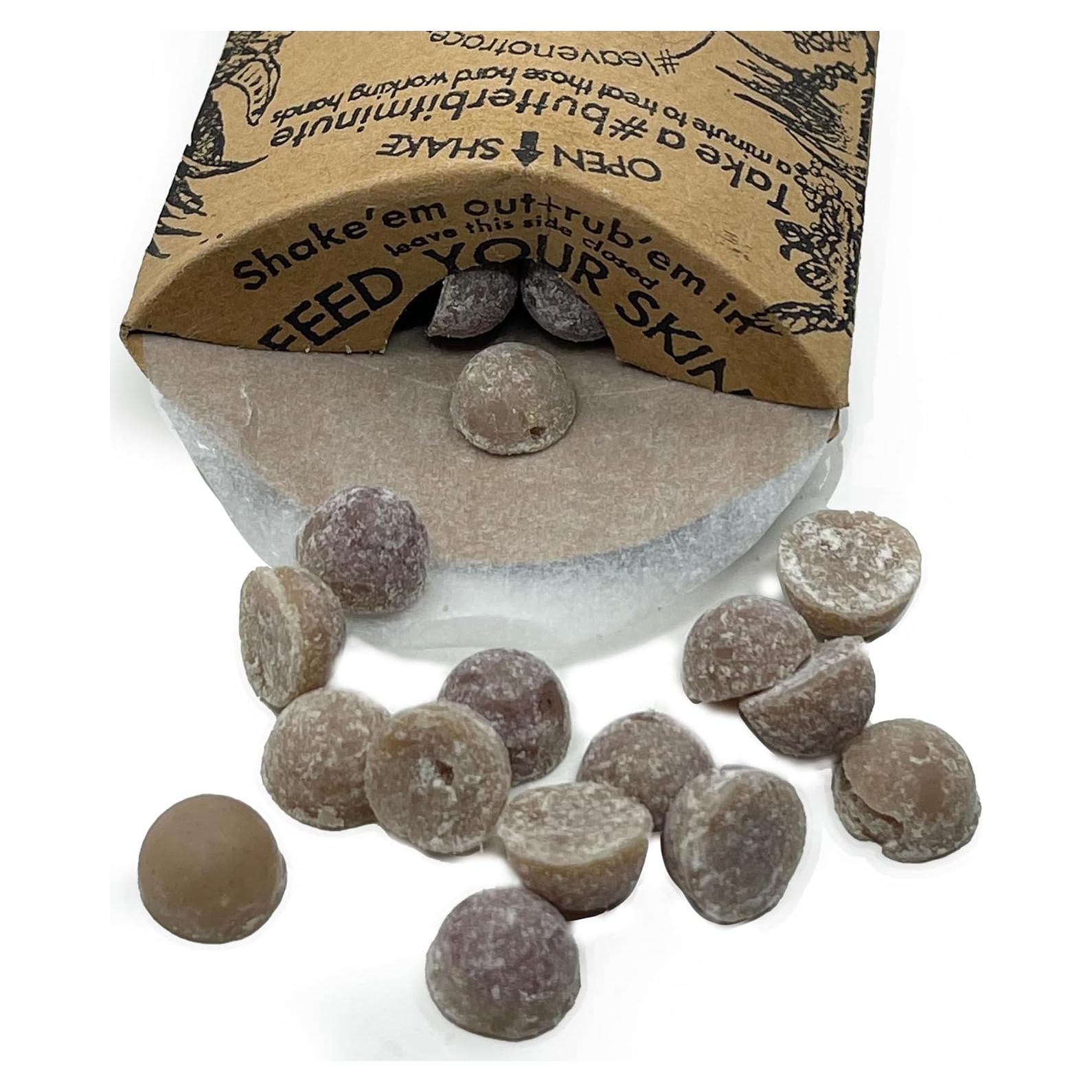 Bits de Mantequilla Orgánicos para Manos - Canela y Pimienta - 50 Unidades