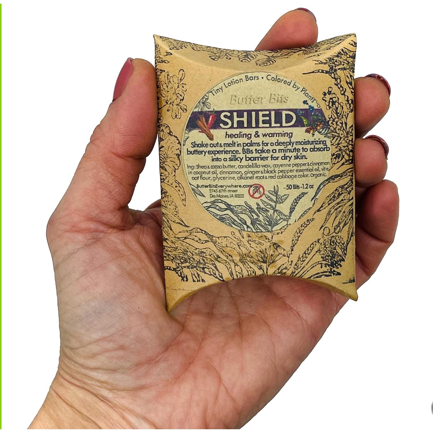 Bits de Mantequilla Orgánicos para Manos - Canela y Pimienta - 50 Unidades