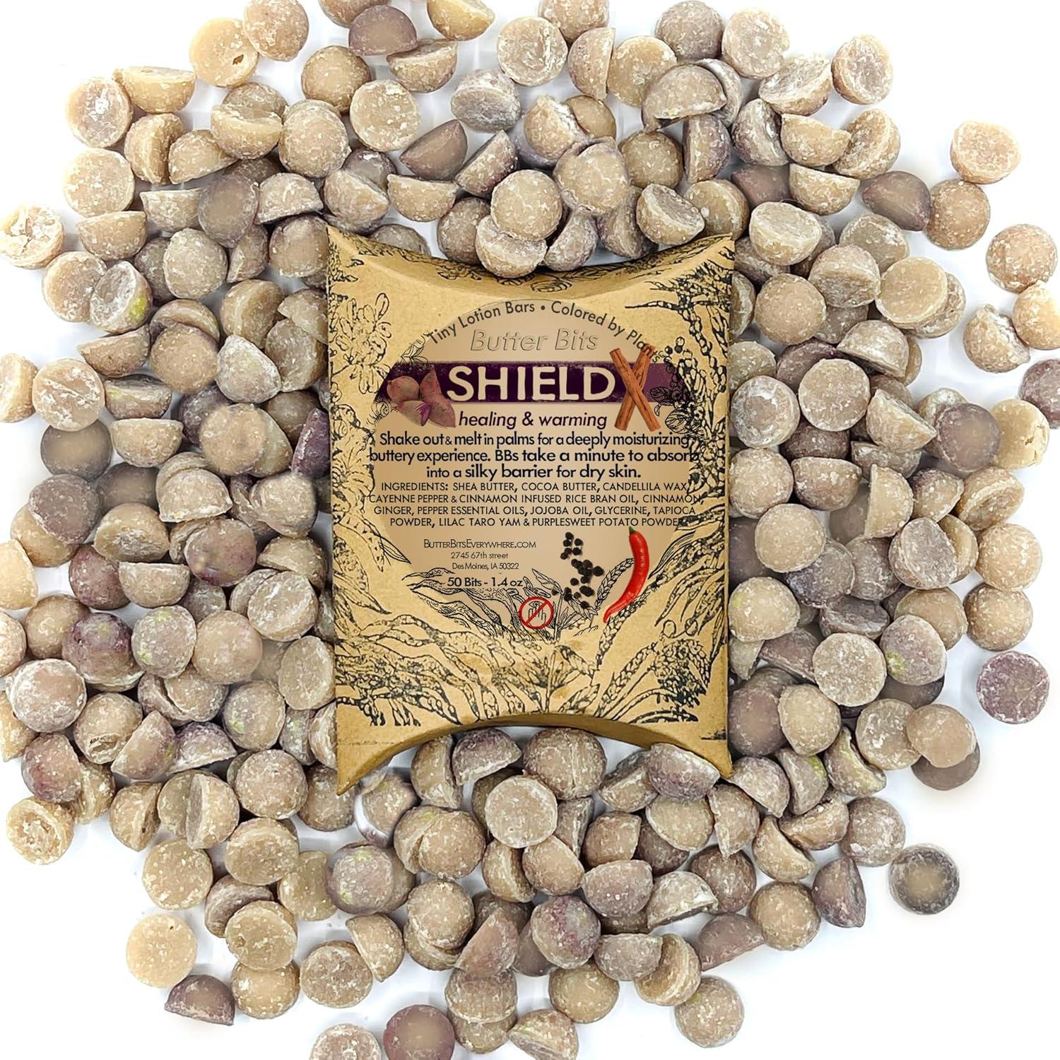 Bits de Mantequilla Orgánicos para Manos - Canela y Pimienta - 50 Unidades