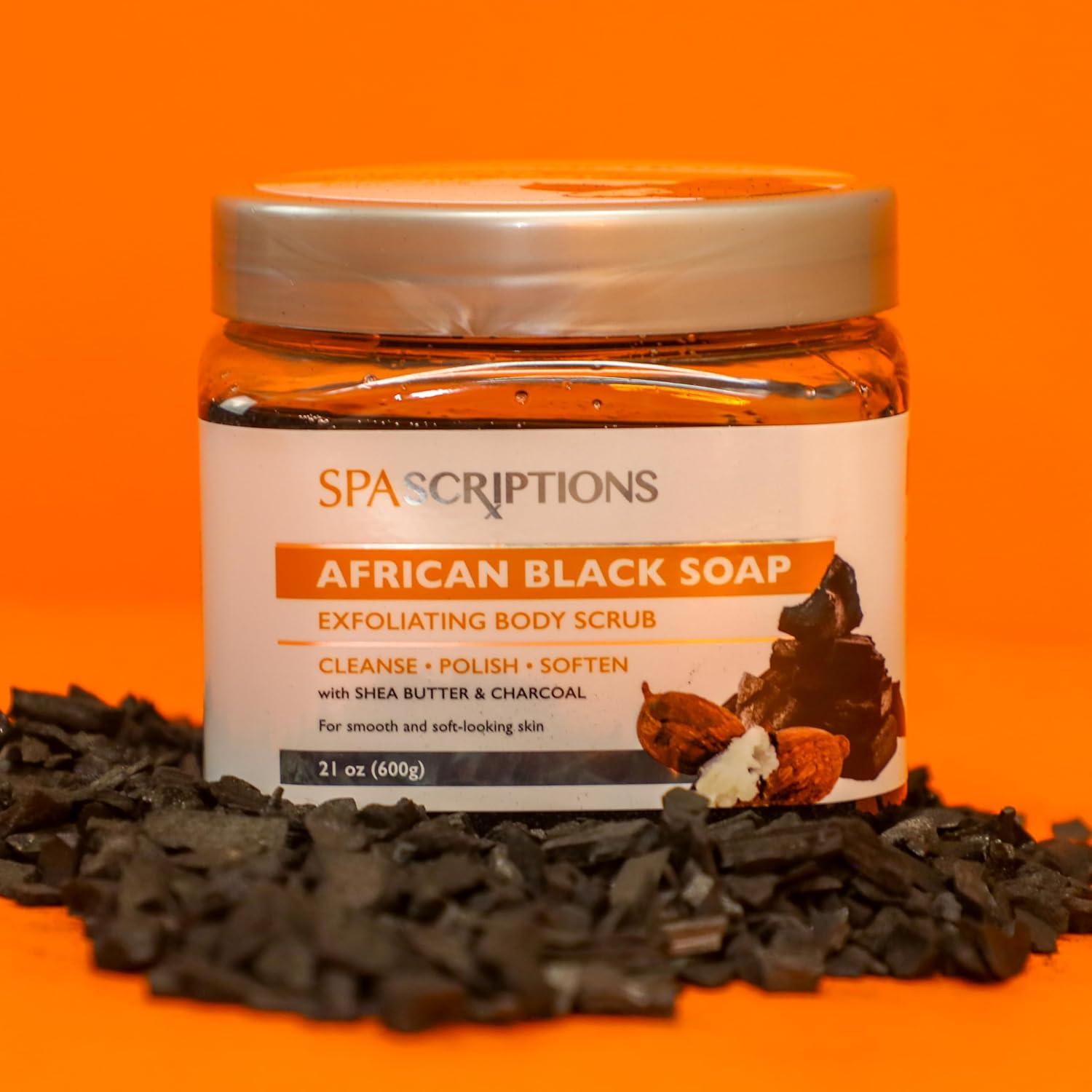 Exfoliante Corporal Spascriptions 595 g Jabón Negro Africano
