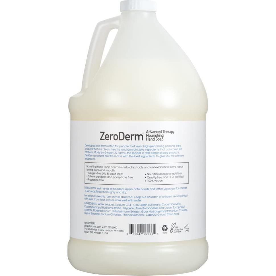 Jabón de Manos Líquido Vegano Ginger Lily 3.86 kg Sin Fragancia