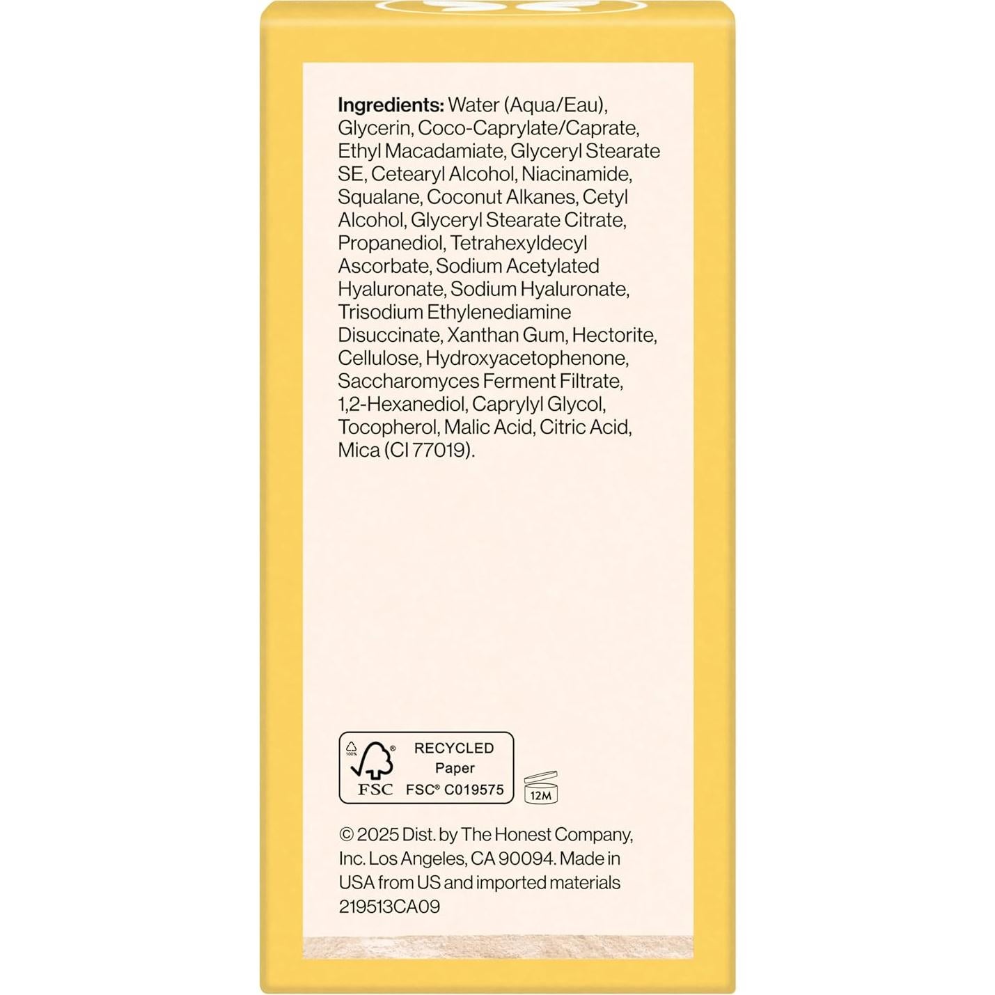 Hidratante Ligero Honest Beauty 50 ml - Vitamina C y Niacinamida