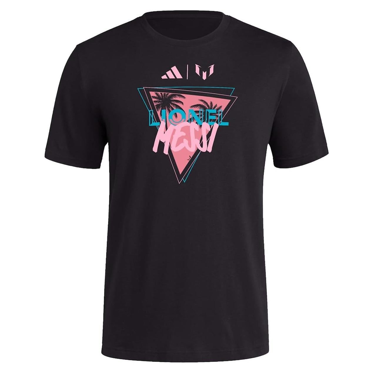 Camiseta de Fútbol Adidas Messi X Miami - Hombre - Negro - X-Large