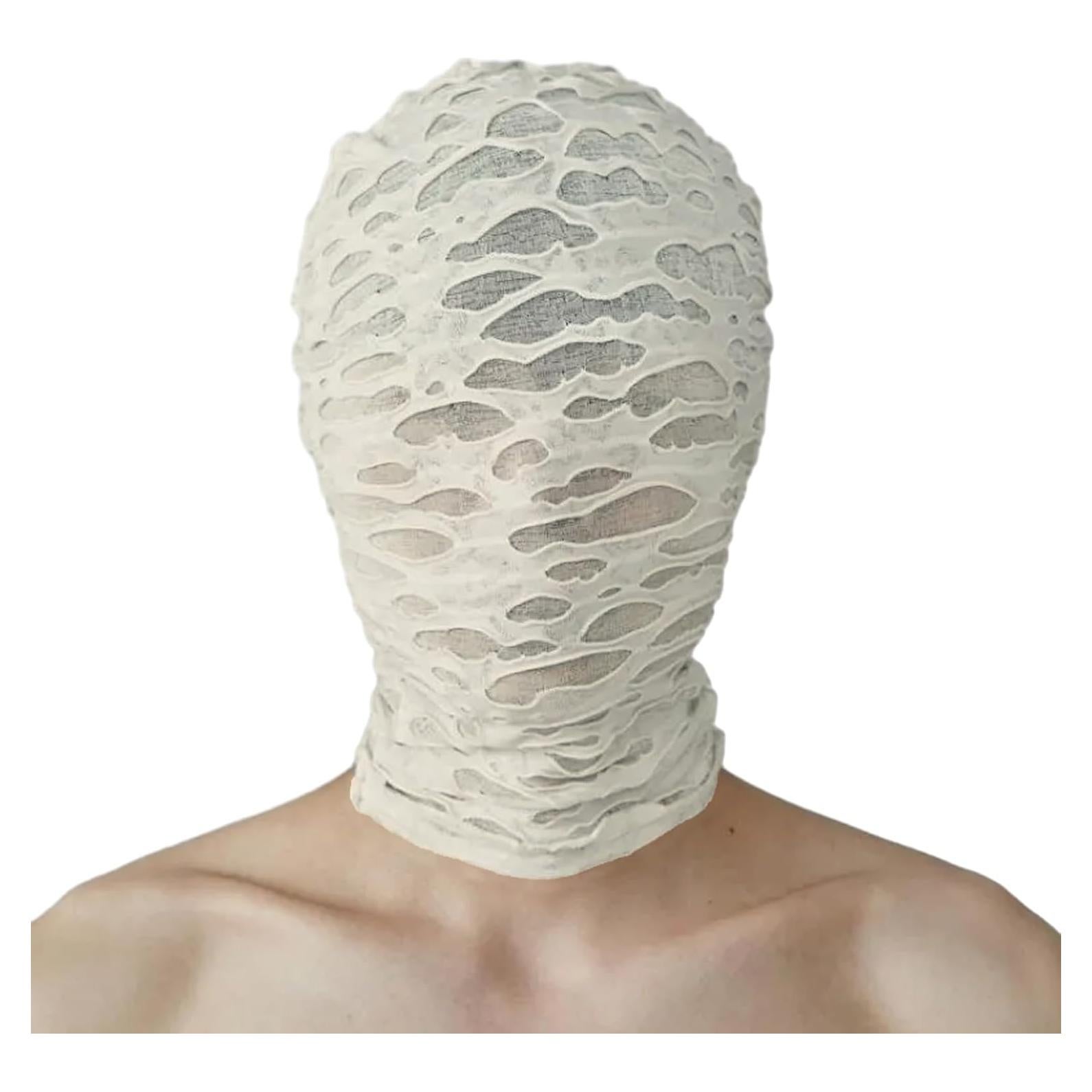 Máscara Completa Elástica YECRUX Color Albaricoque para Halloween