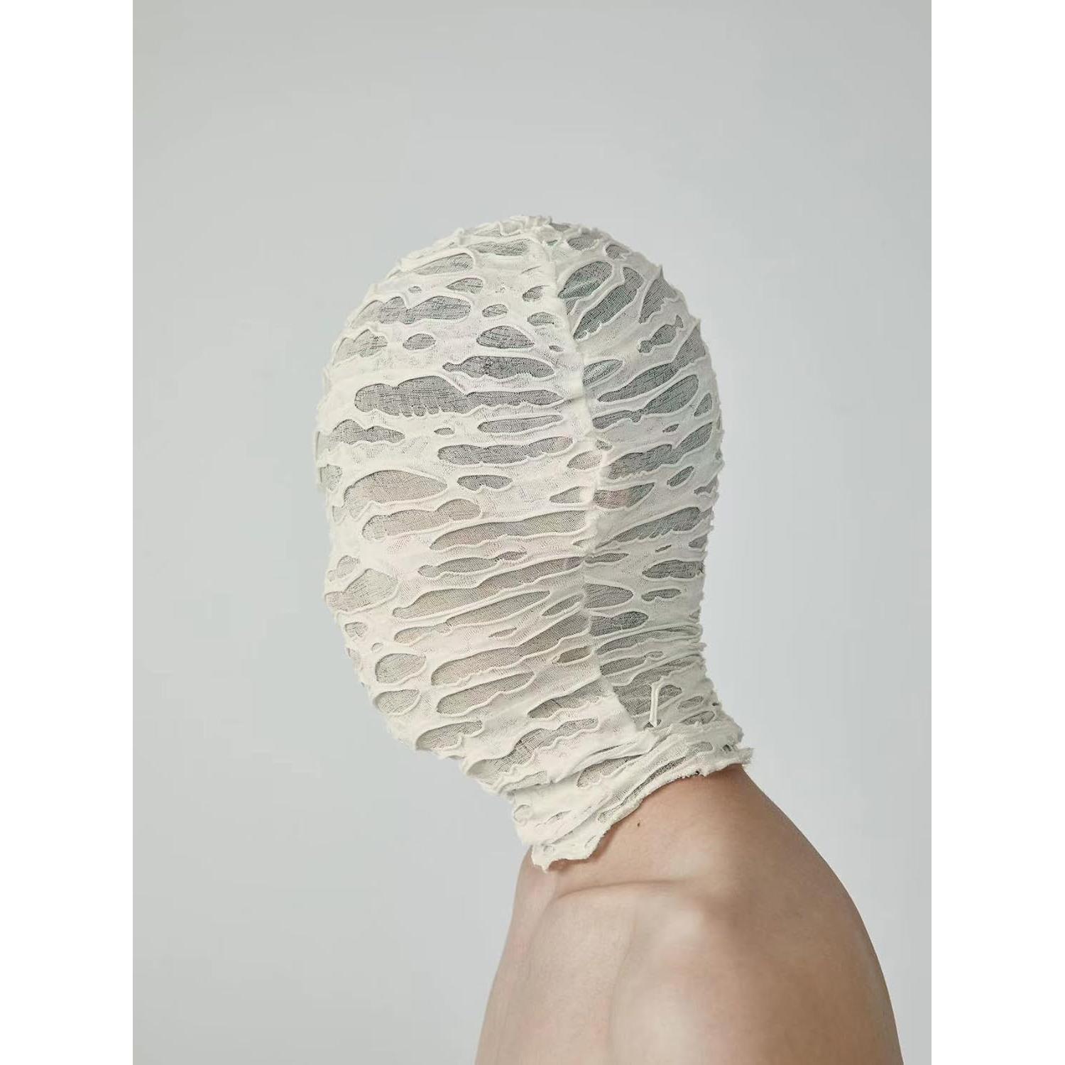 Máscara Completa Elástica YECRUX Color Albaricoque para Halloween