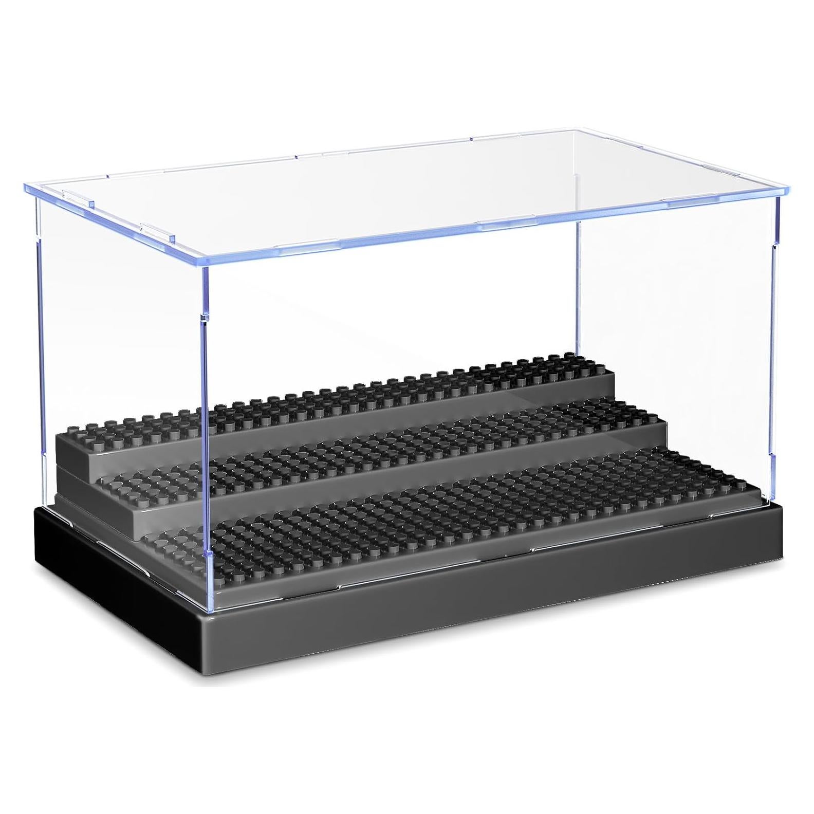 Caja de Exhibición Acrílica KKU para Minifiguras 25.5x15.5cm