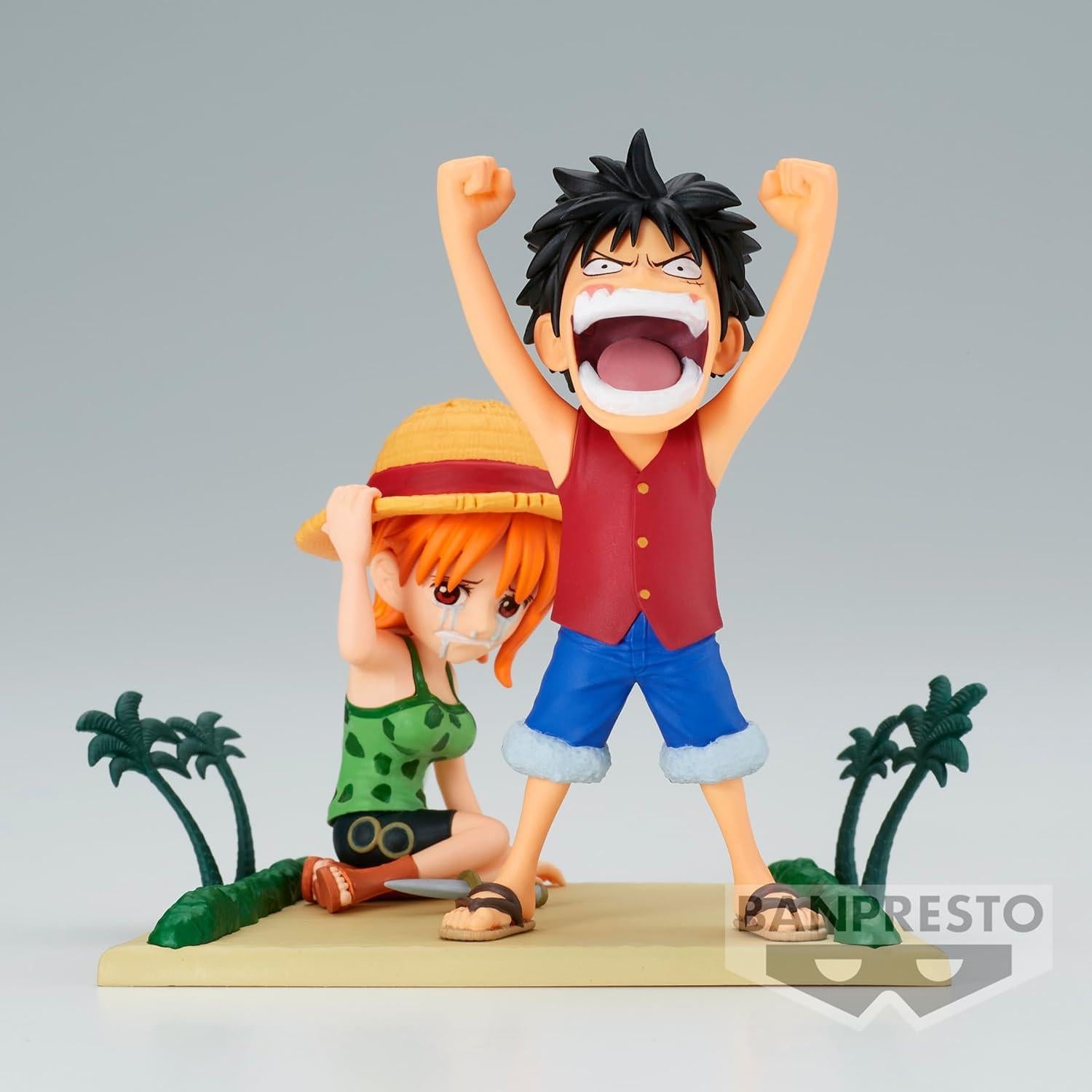 Figura Coleccionable Luffy & Nami One Piece Bandai 7.1 cm