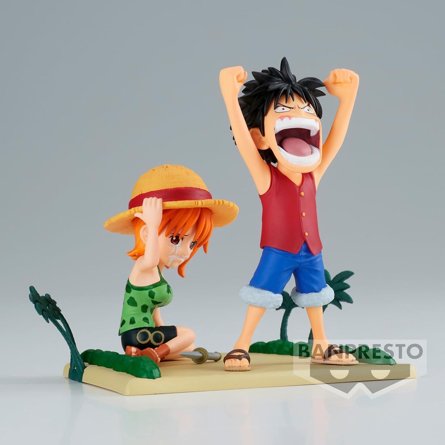 Figura Coleccionable Luffy & Nami One Piece Bandai 7.1 cm