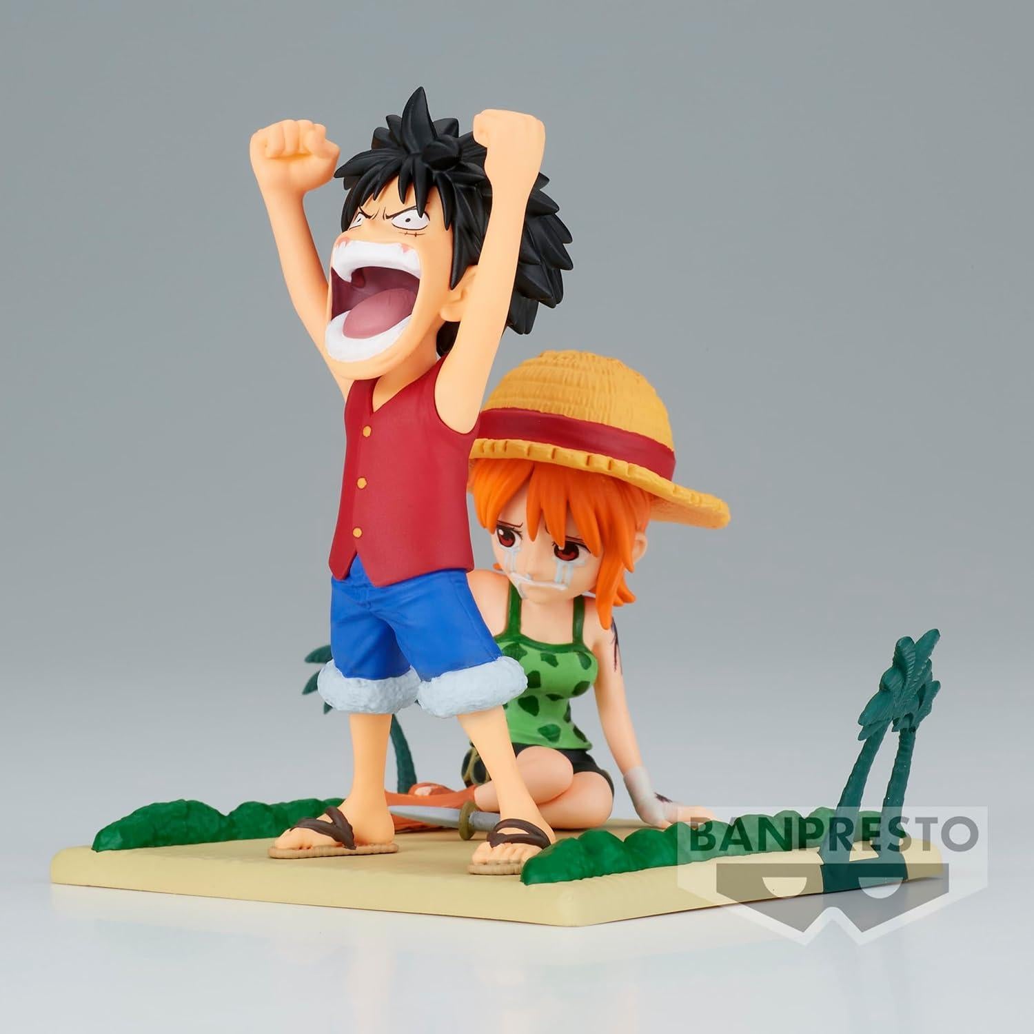 Figura Coleccionable Luffy & Nami One Piece Bandai 7.1 cm