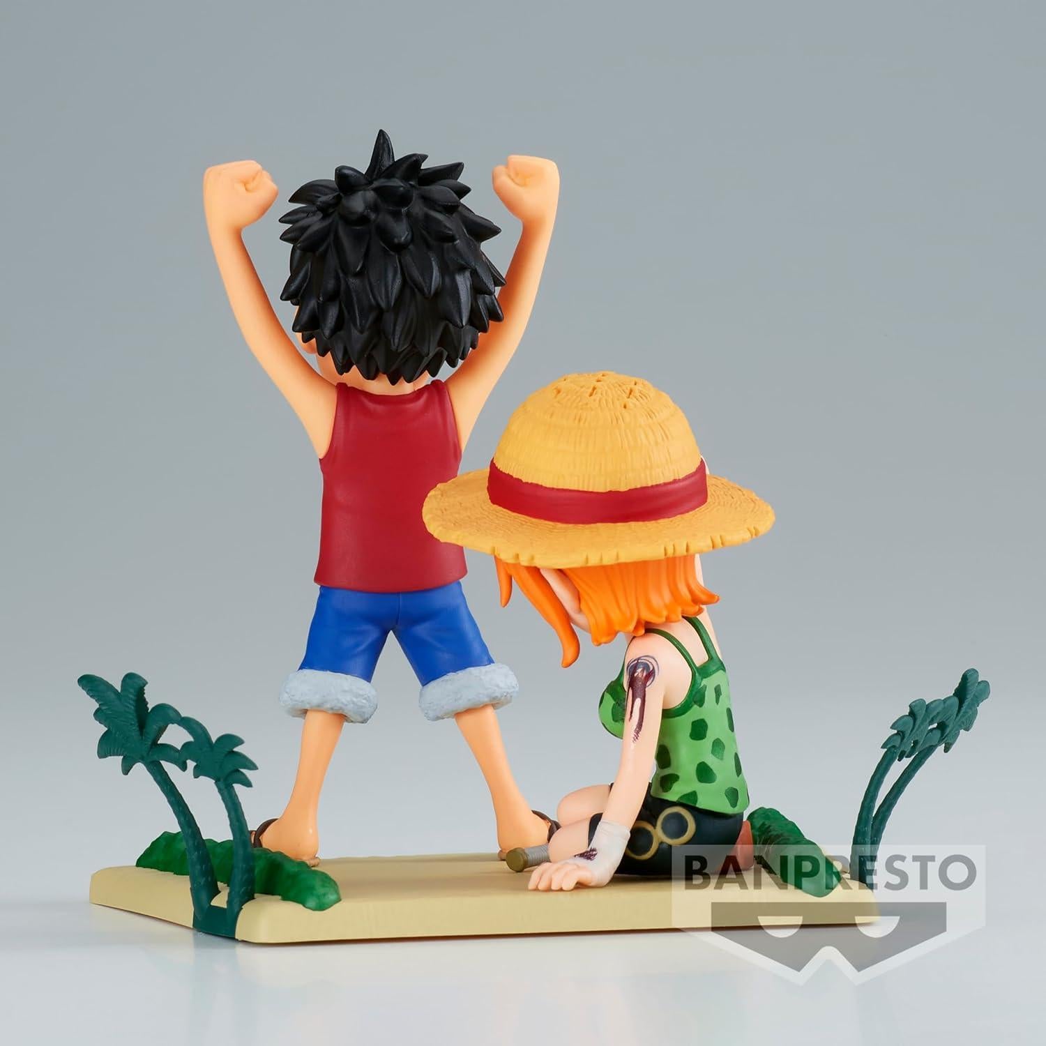 Figura Coleccionable Luffy & Nami One Piece Bandai 7.1 cm