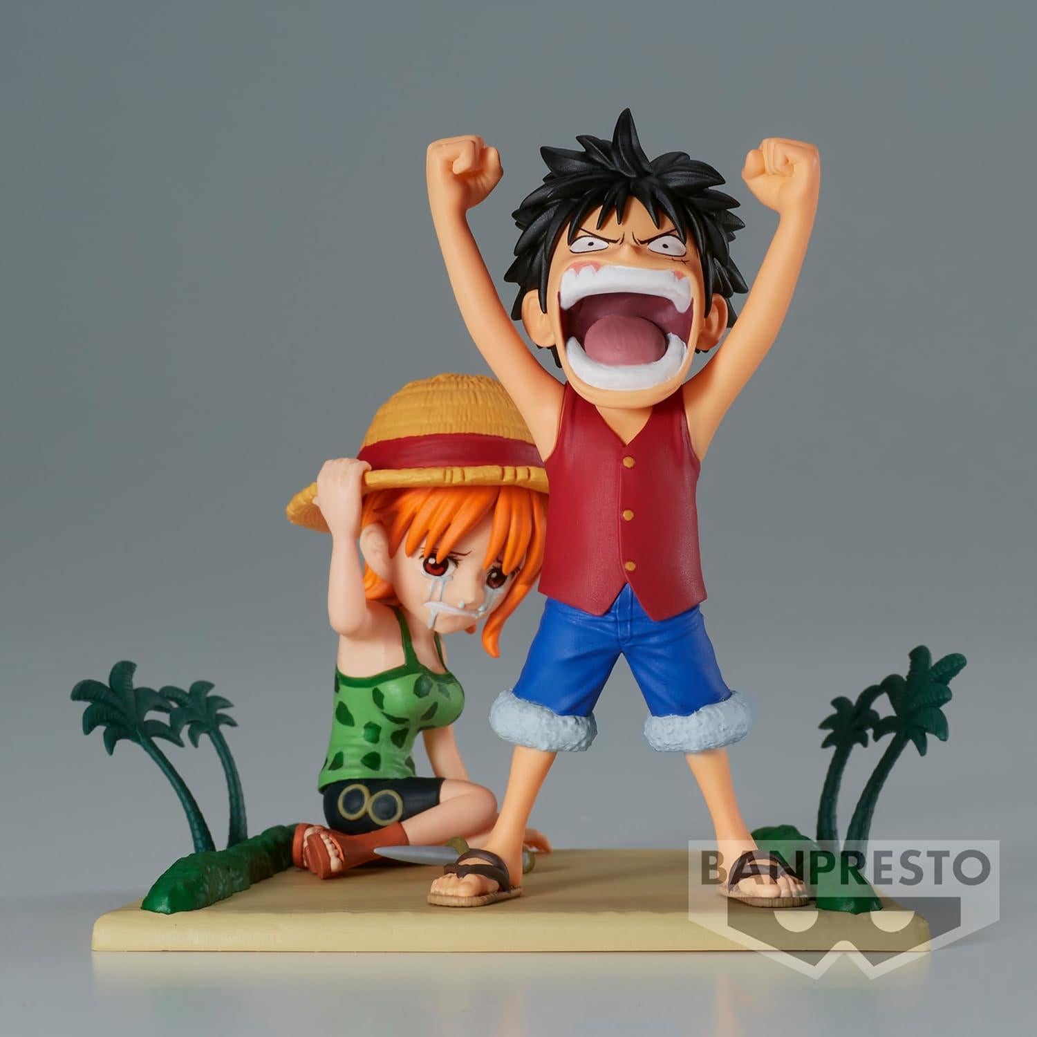 Figura Coleccionable Luffy & Nami One Piece Bandai 7.1 cm
