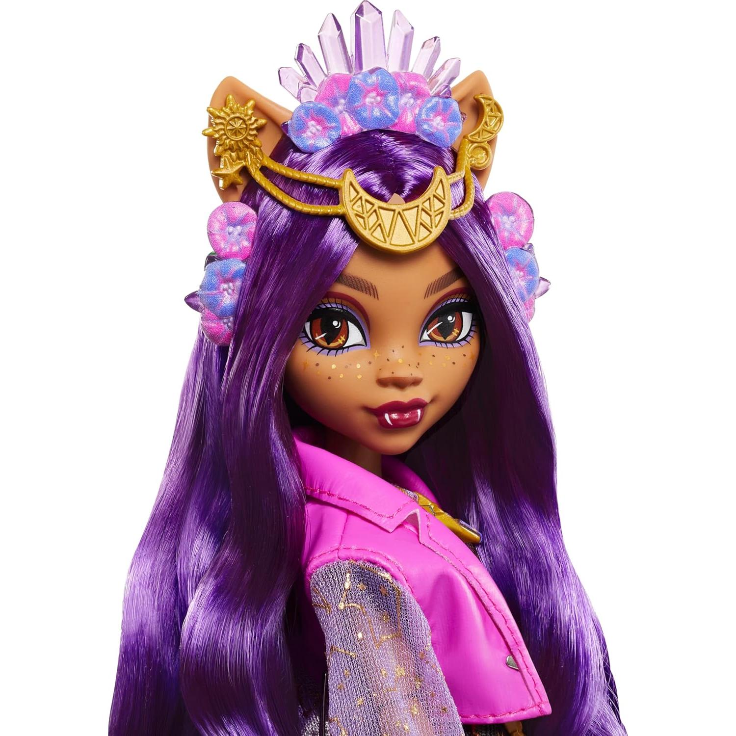 Muñeca Clawdeen Wolf Monster High Monster Fest con accesorios