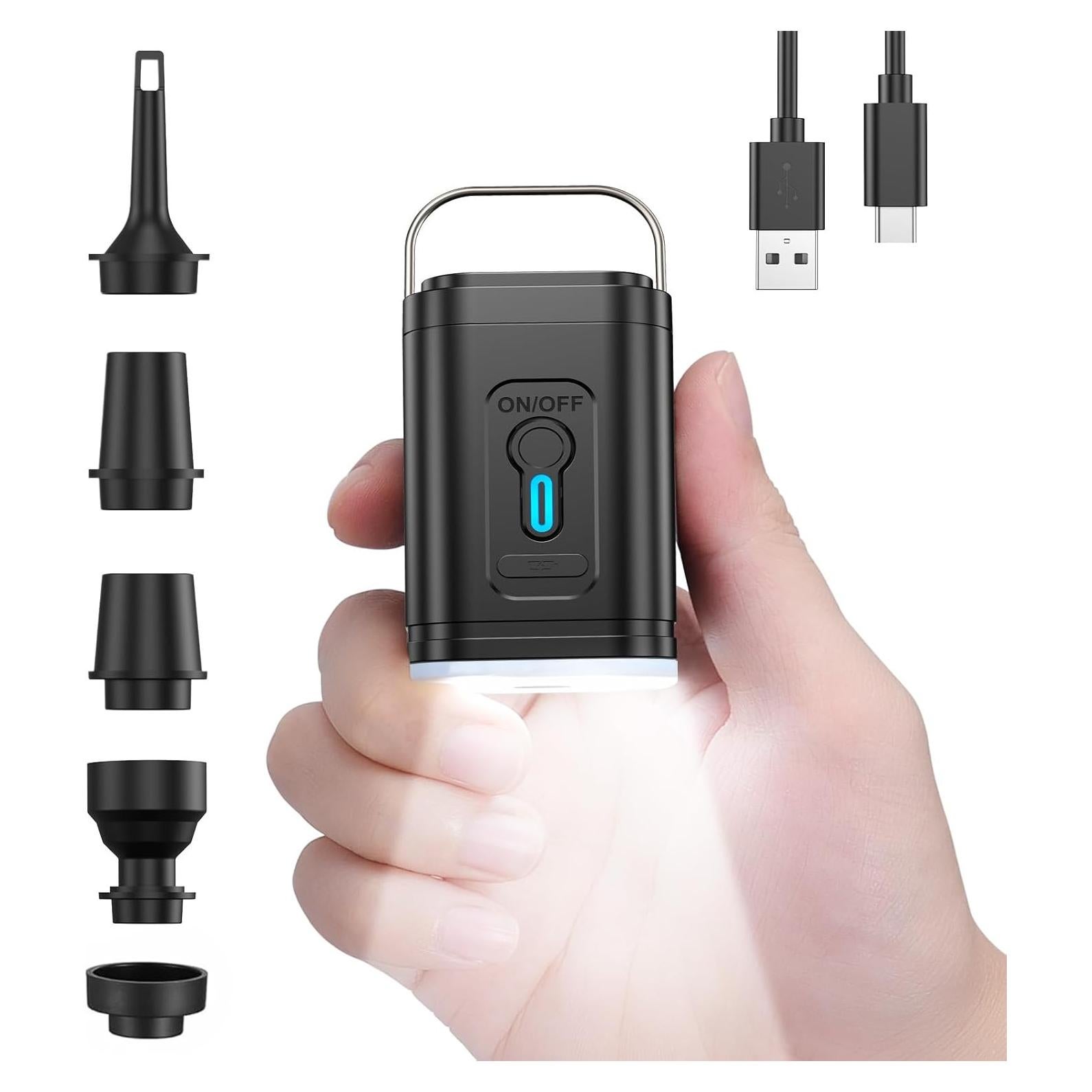 Bomba de aire portátil LILTSDRAE recargable 30W 4 kPa