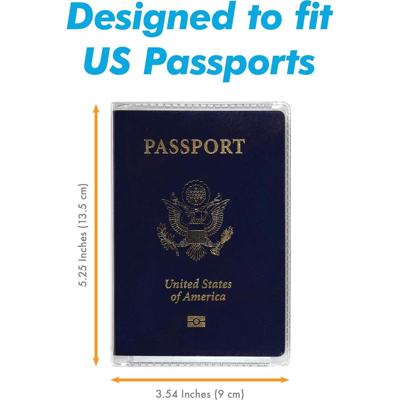 Cubiertas de Pasaporte Esenciales Millennial 6 Pzas PVC Impermeable