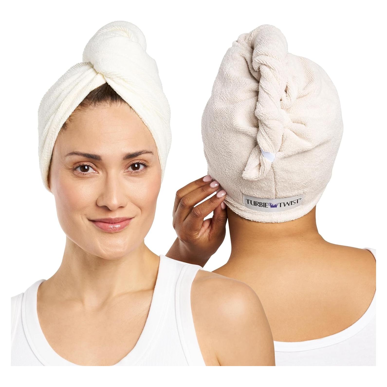Toallas de Microfibra para Cabello Turbie Twist - Paquete de 2