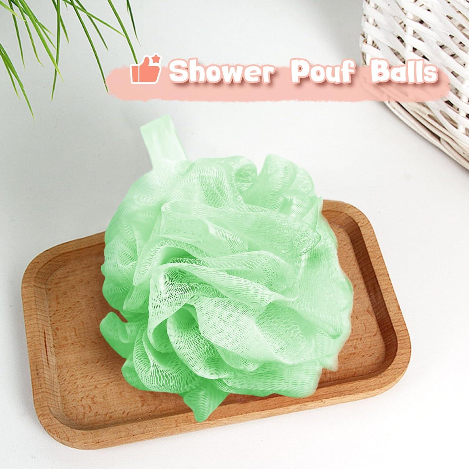 10 Esponjas de Ducha Loofah Meirrnyyu 13 cm Exfoliantes Colores