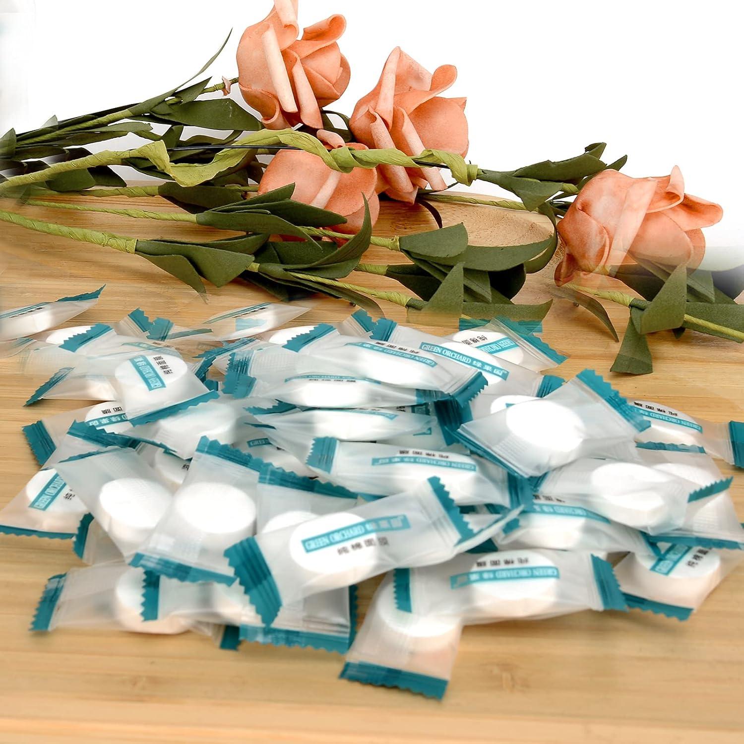 100 Piezas Máscara Facial Algodón Seco Prensado TinLeJa