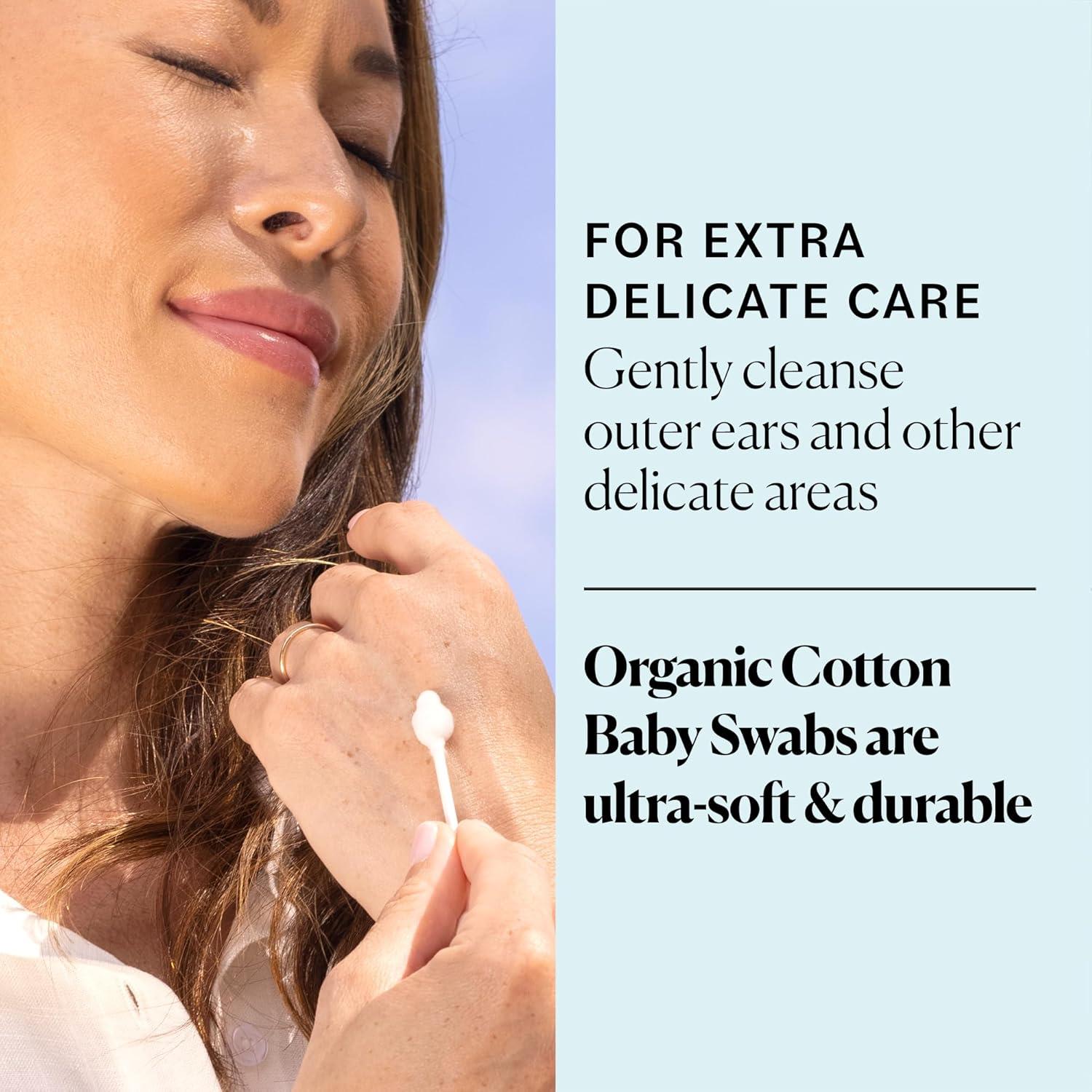 Bastones de Algodón Orgánico Sky Organics - 60 Unidades