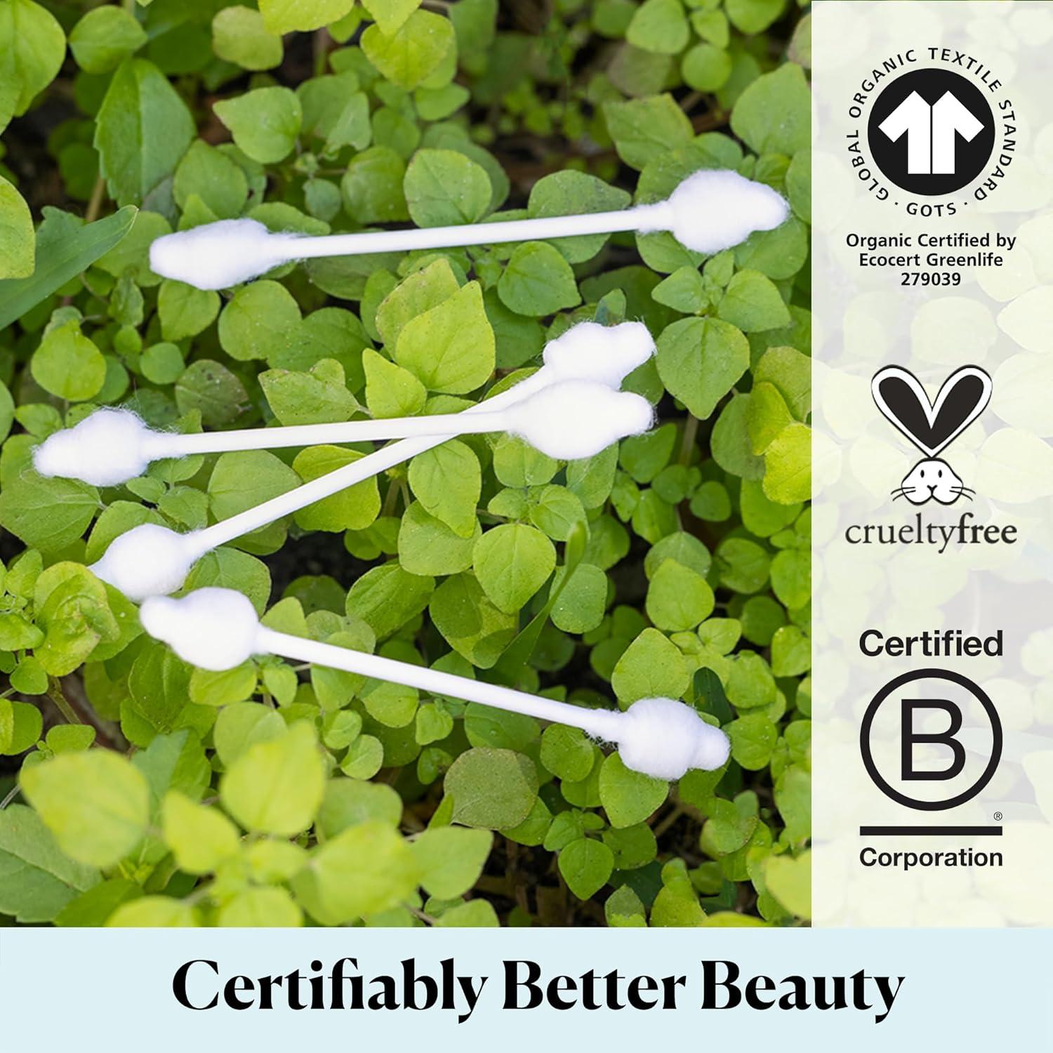 Bastones de Algodón Orgánico Sky Organics - 60 Unidades