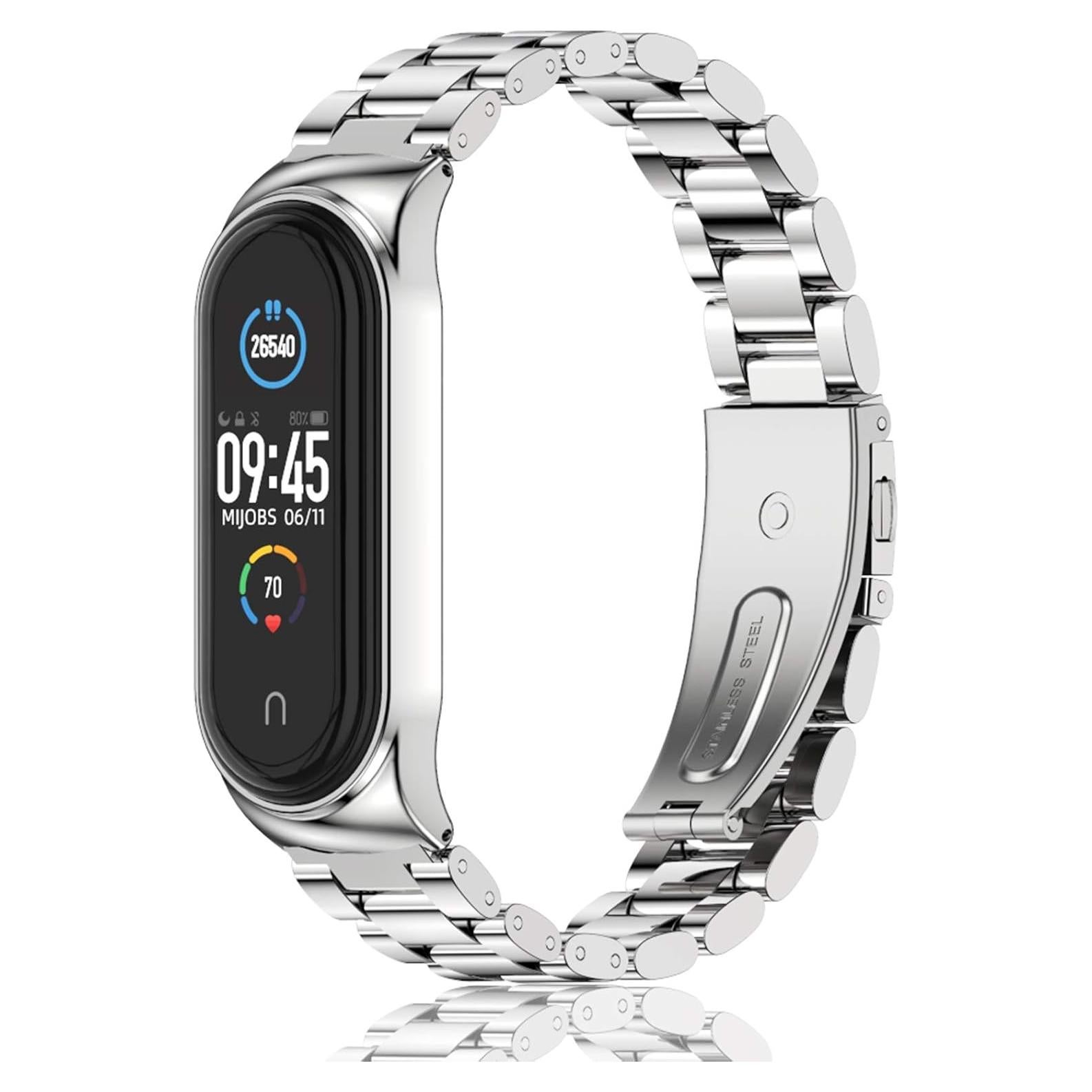 Correa MIJOBS de acero inoxidable para Mi Band 6/5/4/3