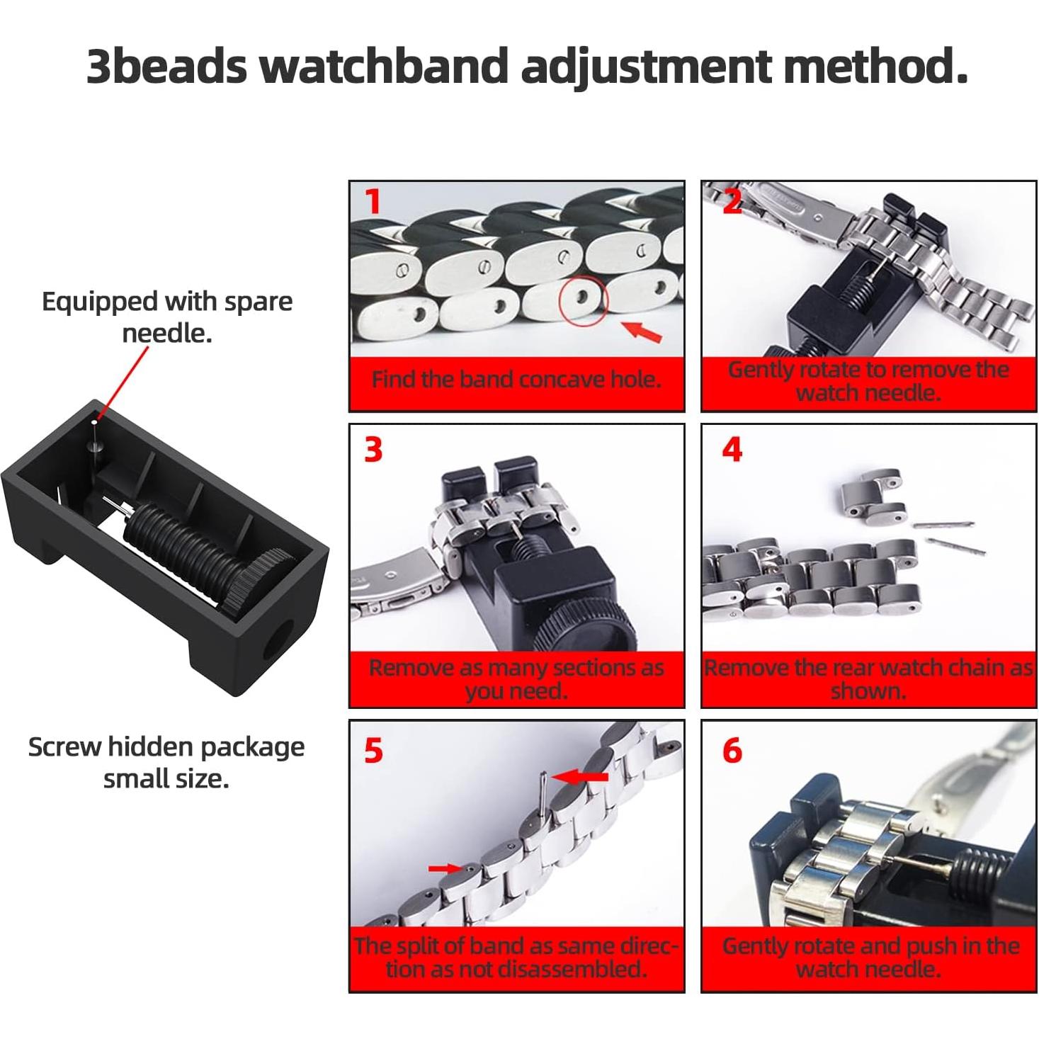 Correa MIJOBS de acero inoxidable para Mi Band 6/5/4/3