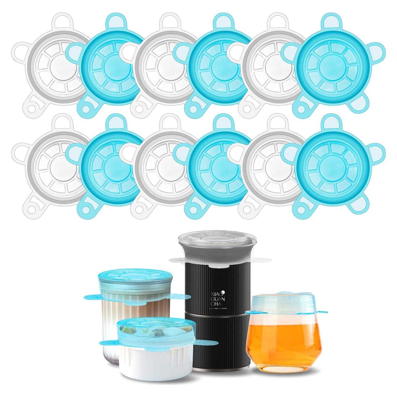 Tapas de Silicona Estirables 12PCS 6.5cm Reutilizables DAILY KISN