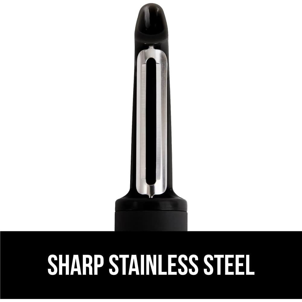 Pelador de Verduras Gorilla Grip Acero Inoxidable Ergonomico