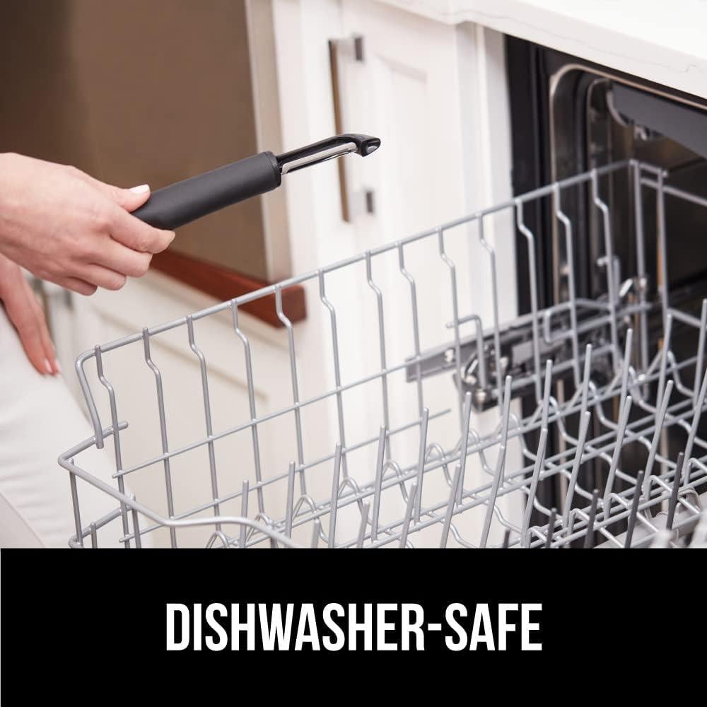 Pelador de Verduras Gorilla Grip Acero Inoxidable Ergonomico