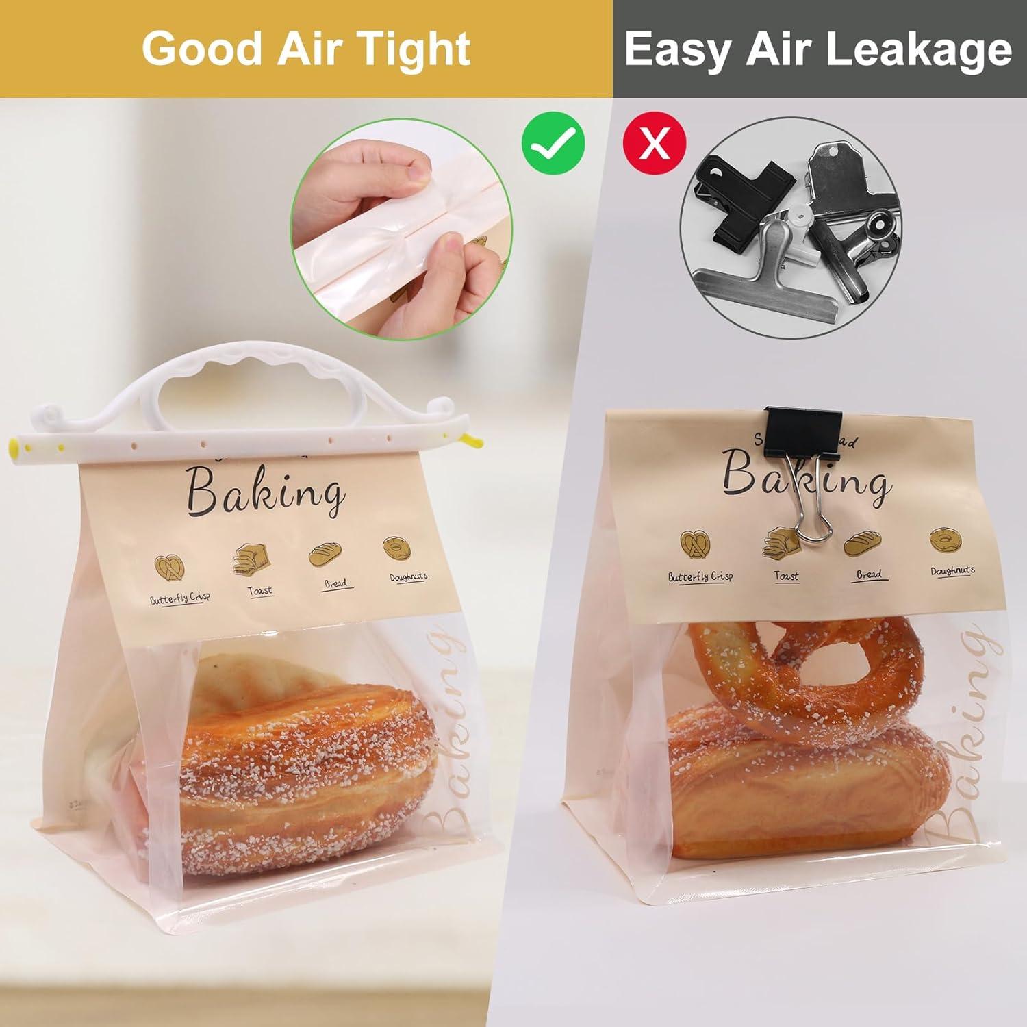 Pinzas para bolsas de comida SumDirect, 12 piezas medianas