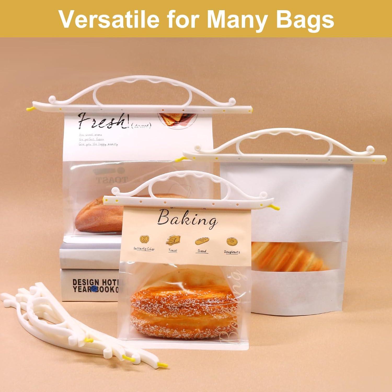 Pinzas para bolsas de comida SumDirect, 12 piezas medianas