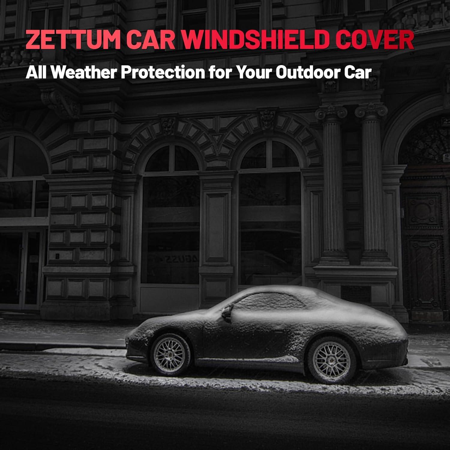 Cubierta de Parabrisas Zettum CSIC-76-BLK Resistente Invierno