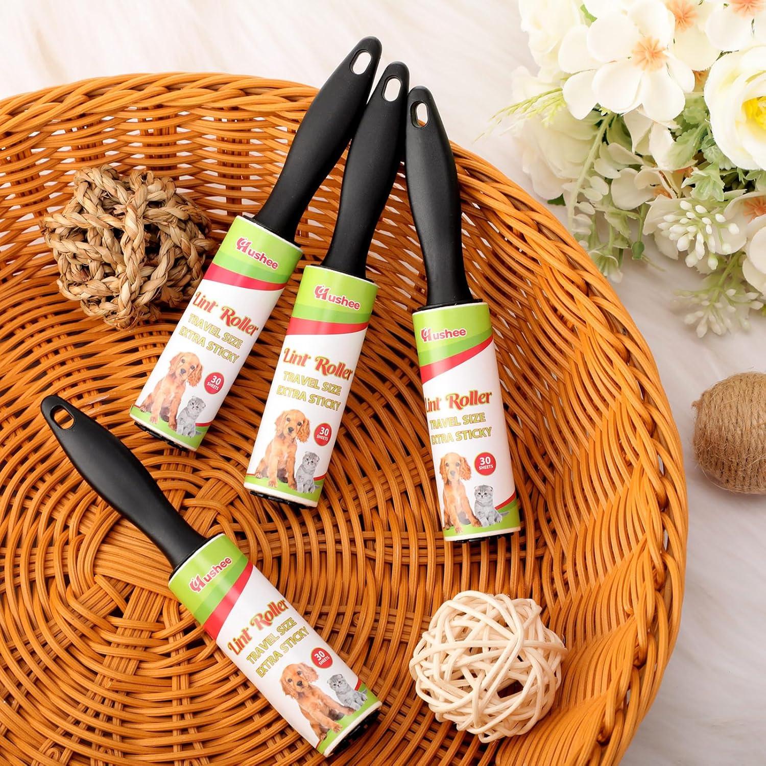 Hushee Mini Rodillos Quitapelusas 8 Pcs para Ropa y Muebles